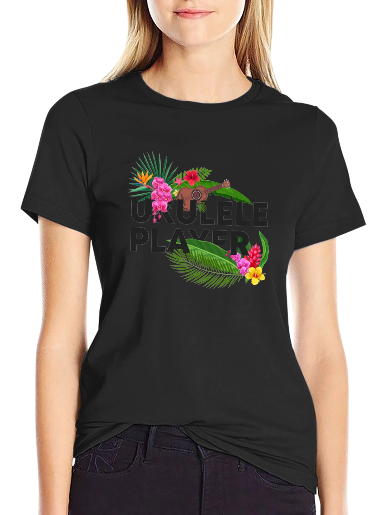 Ukulele Player Graphic Tee - 2