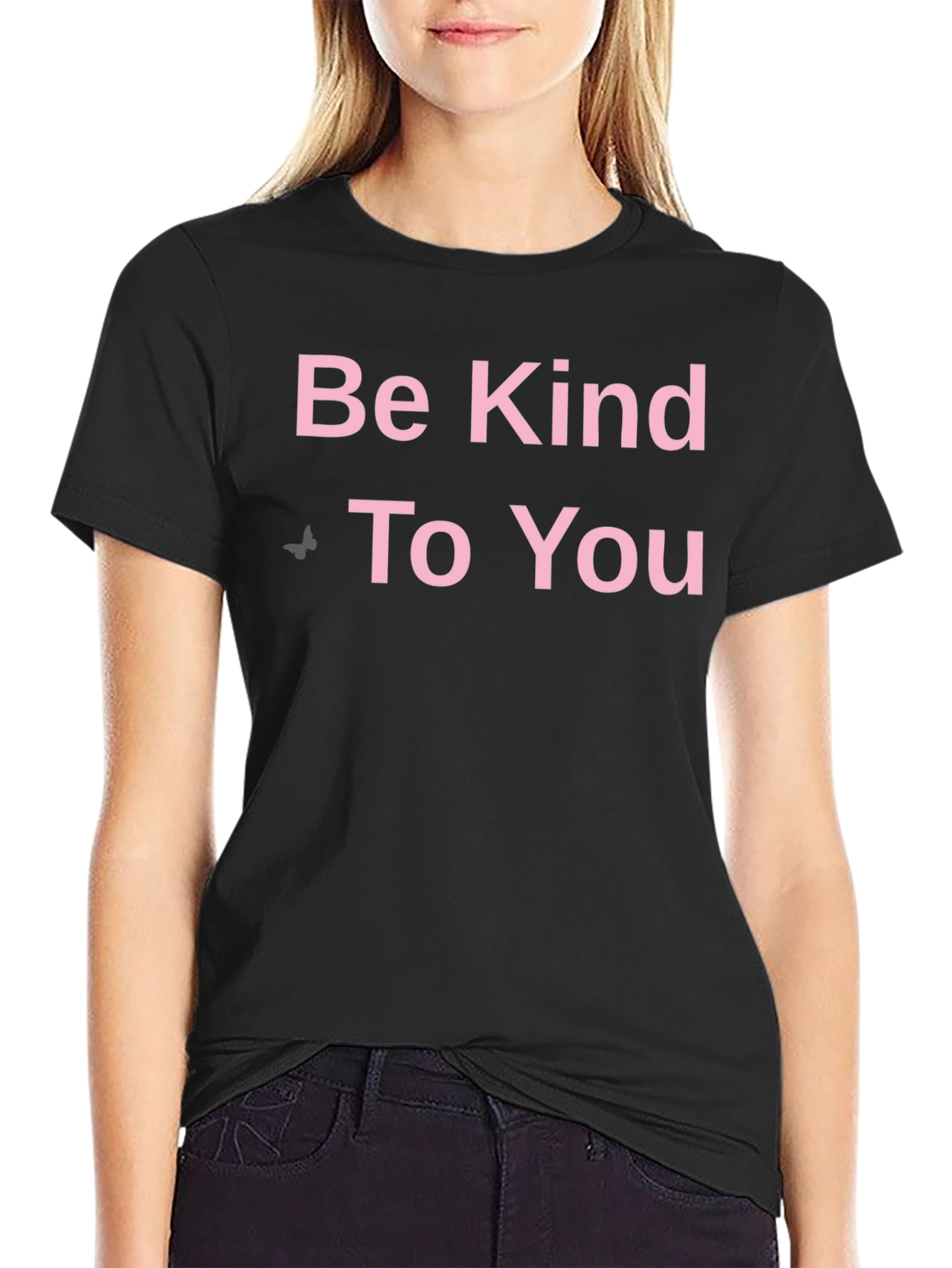 Black Be Kind To You Graphic Tee - Black view 2