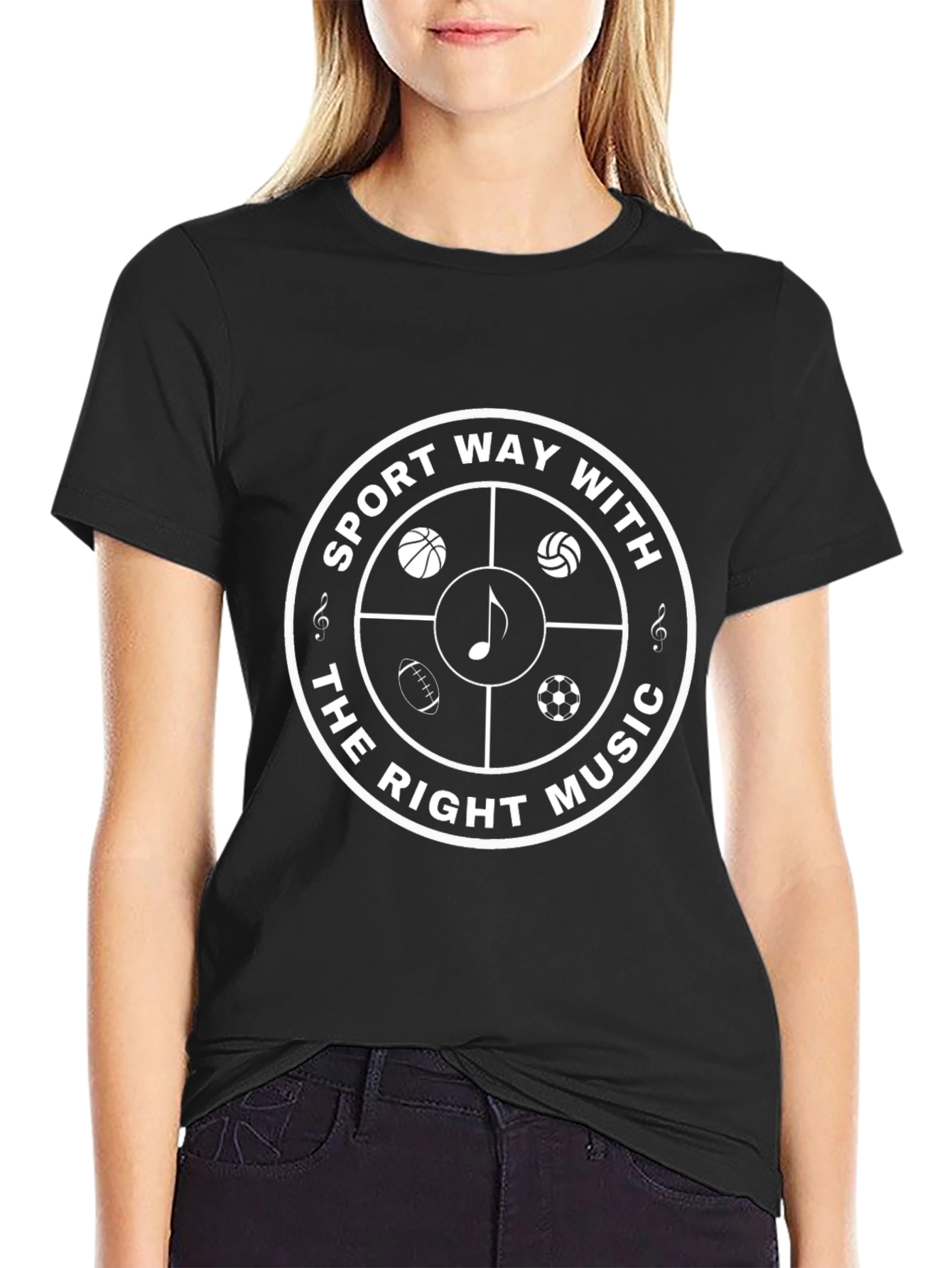 Sport Way With Music Graphic Tee - 2