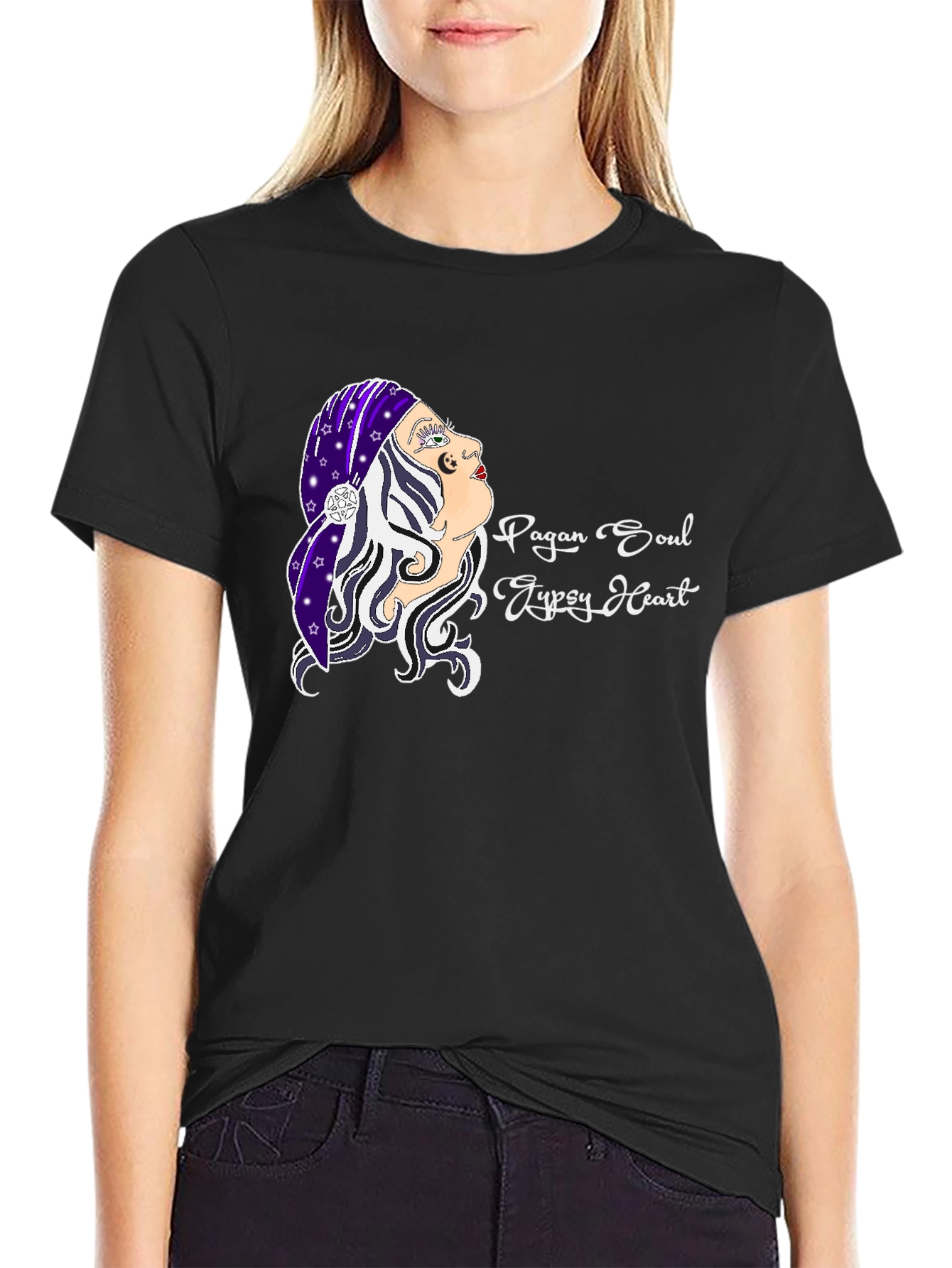 Pagan Soul Gypsy Heart Graphic T-Shirt - 2