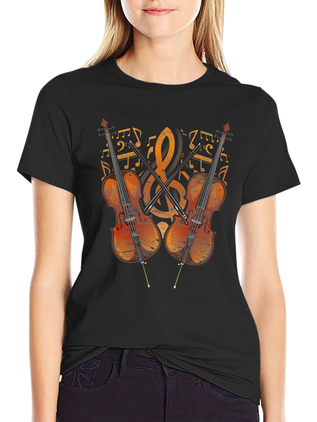 Black Violin Graphic Tee view 2