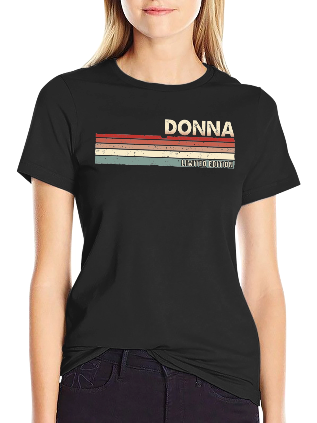 Black Donna Limited Edition Retro T-Shirt view 2