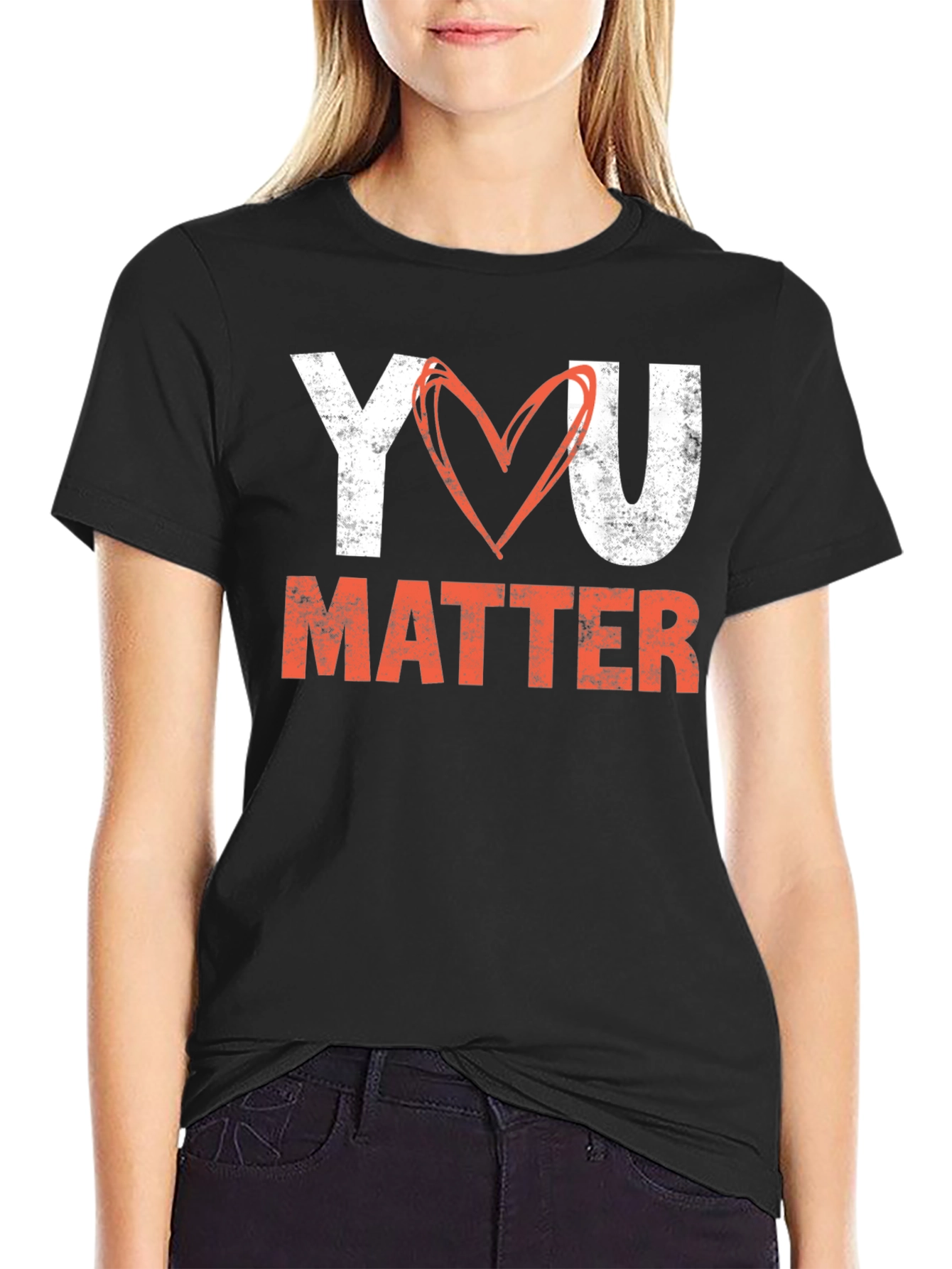 Black You Matter Graphic T-Shirt view 2