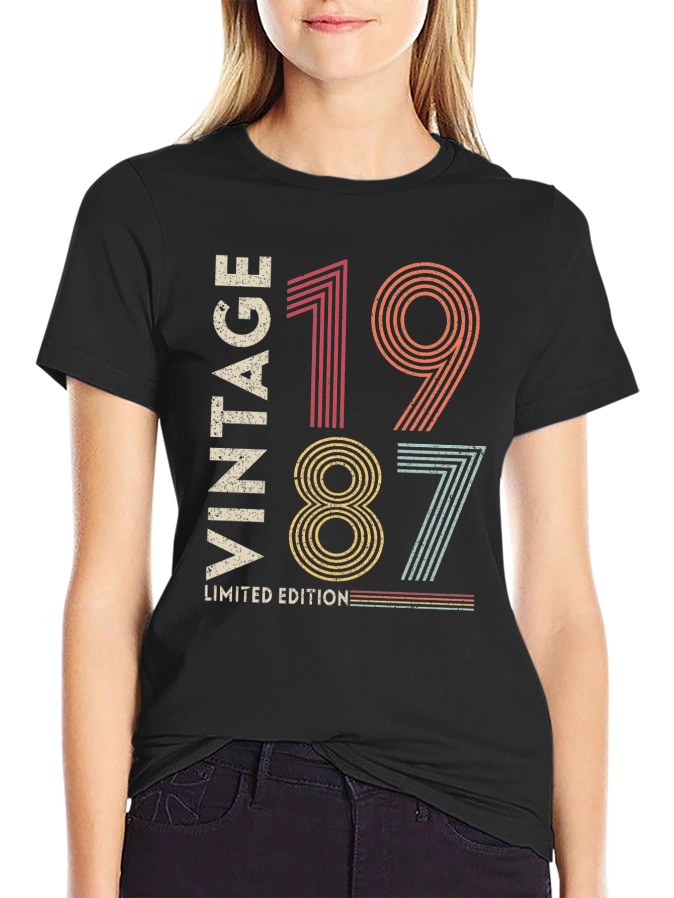 Black Vintage 1987 Limited Edition Graphic Tee view 2