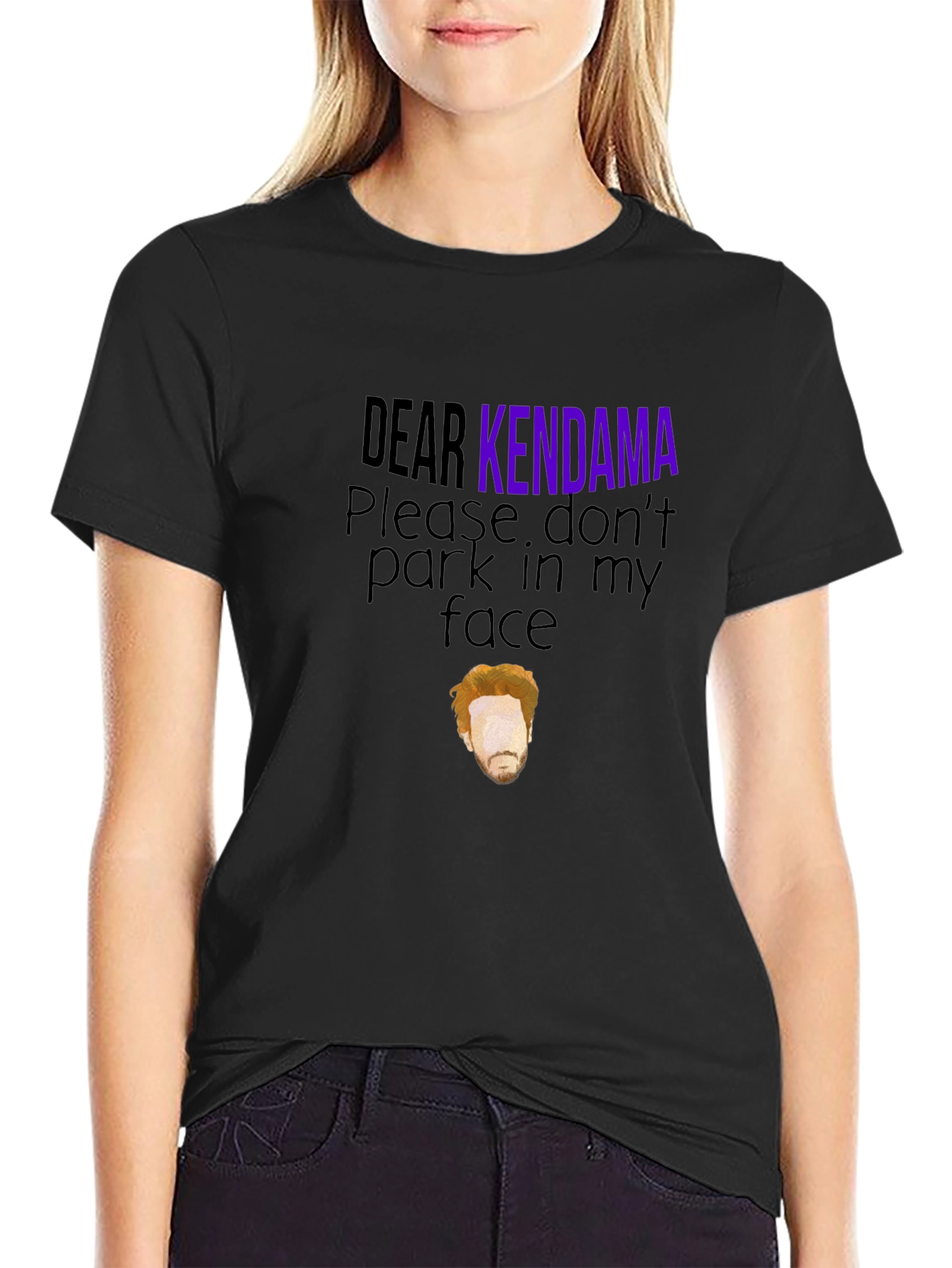 Black Dear Kendama Graphic T-Shirt view 2