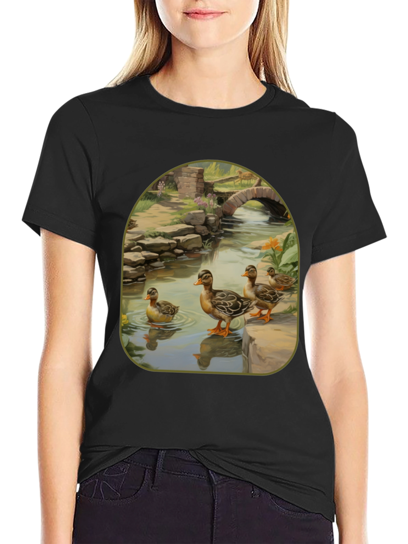 Black Duck Pond Graphic Tee view 2