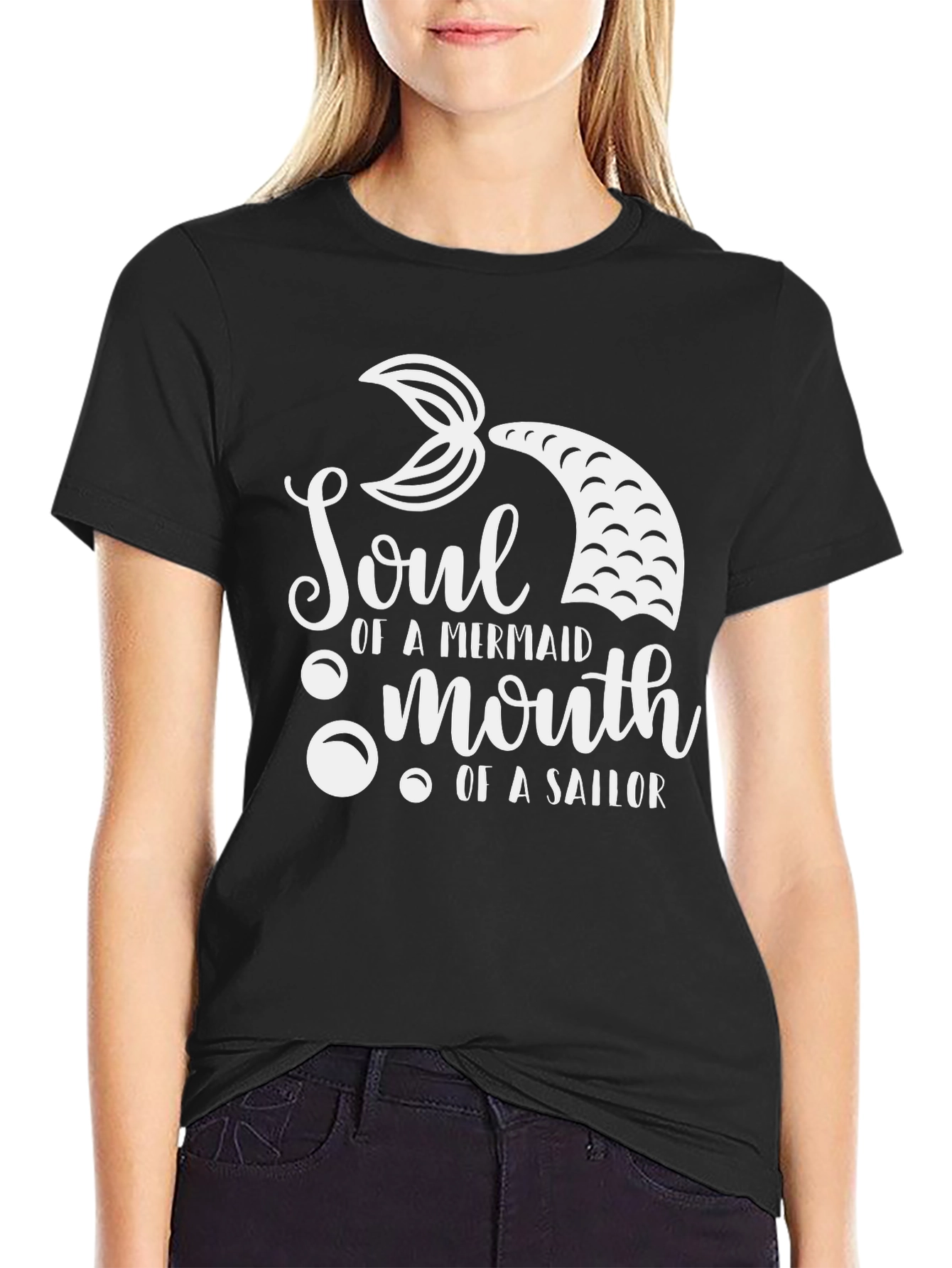 Soul of a Mermaid Mouth of a Sailor T-Shirt - 2
