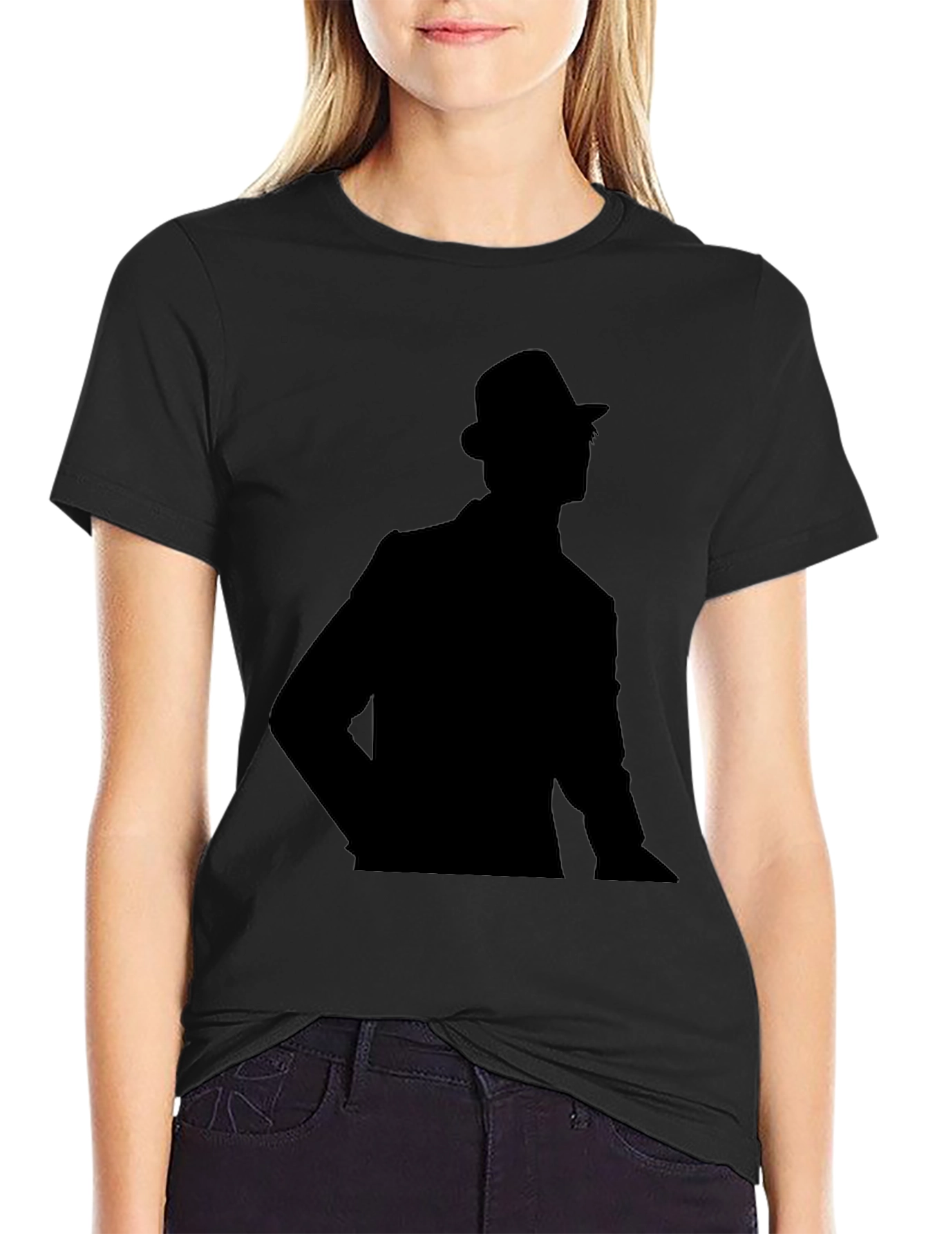 Shadow Man Black T-Shirt - 2
