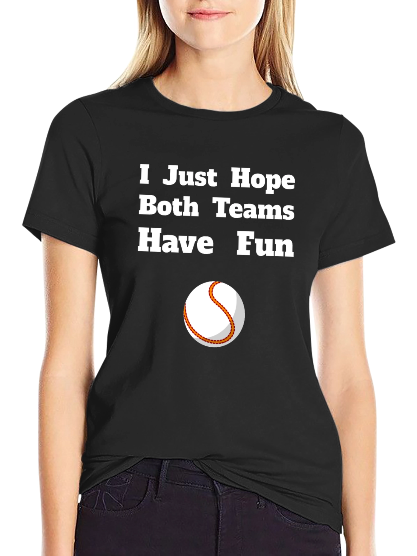 Black Hope Both Teams Have Fun Graphic Tee view 2