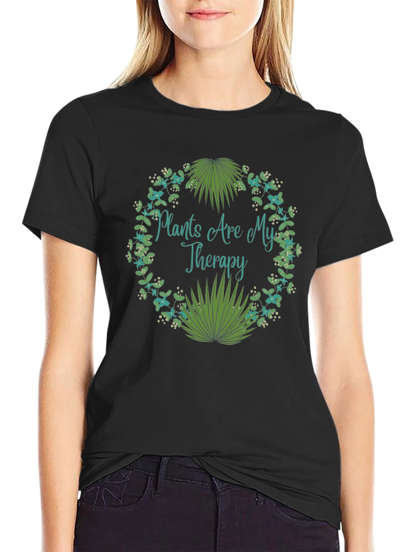 Plants Are My Therapy T-Shirt - Nature Lover Tee - 2