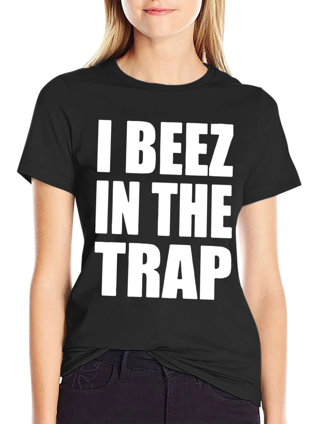 Black I Beez In The Trap T-Shirt view 2