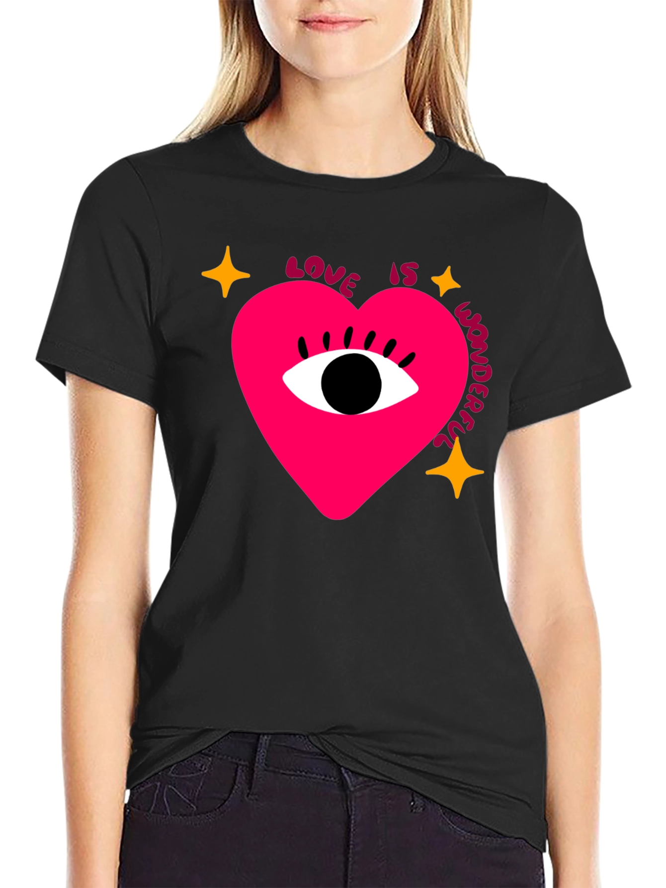 Black Love Is Wonderful T-Shirt view 2