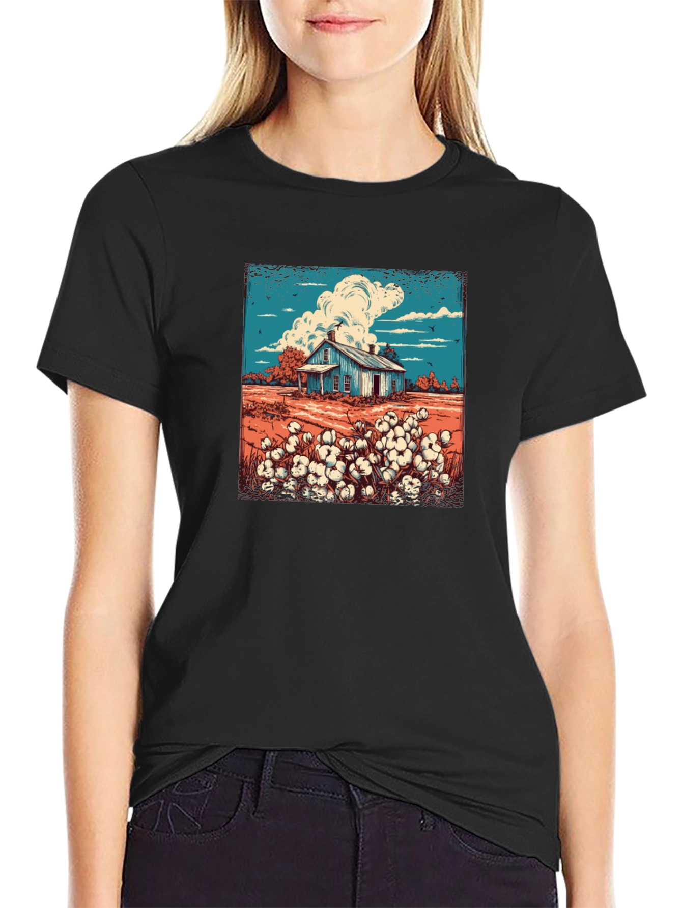 Cotton Field Graphic Tee - 2