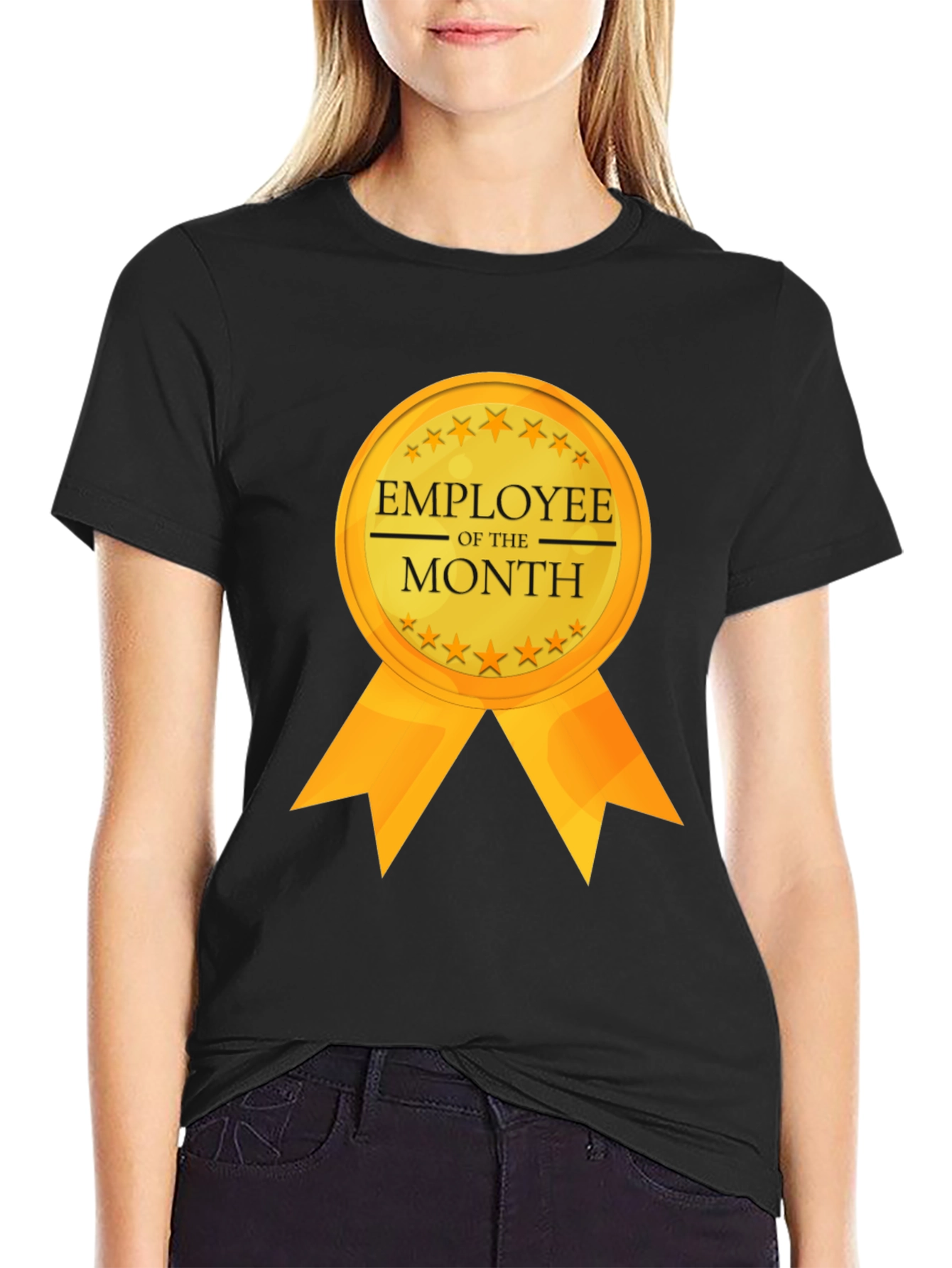 Black Employee of the Month Graphic T-Shirt view 2