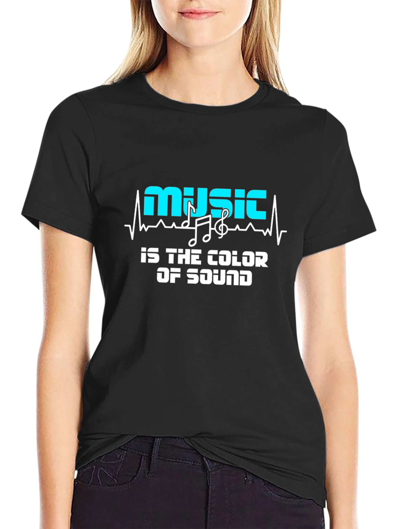 Black Music is the Color of Sound - Graphic Tee view 2