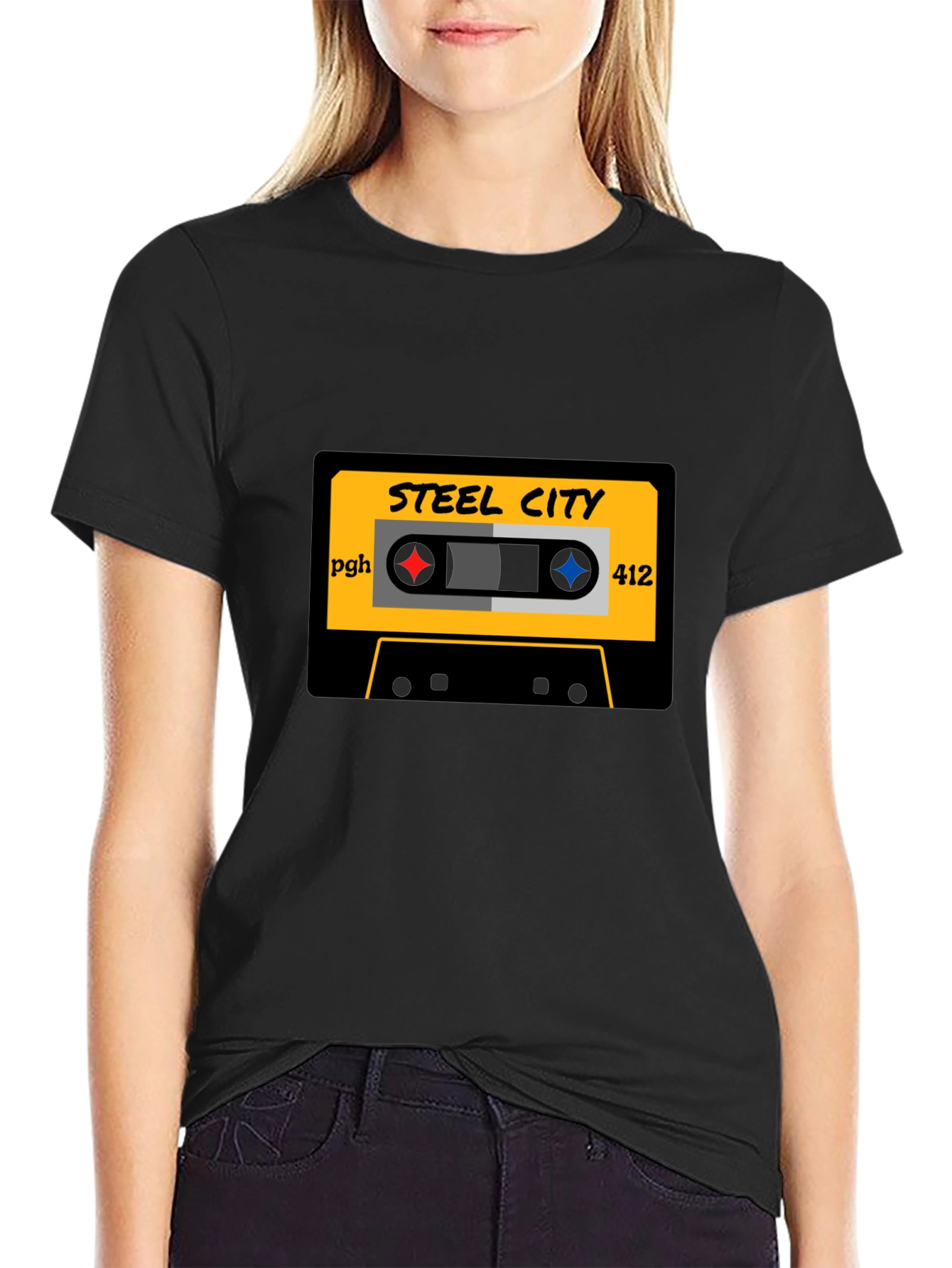 Steel City Cassette Tape Graphic Tee - 2