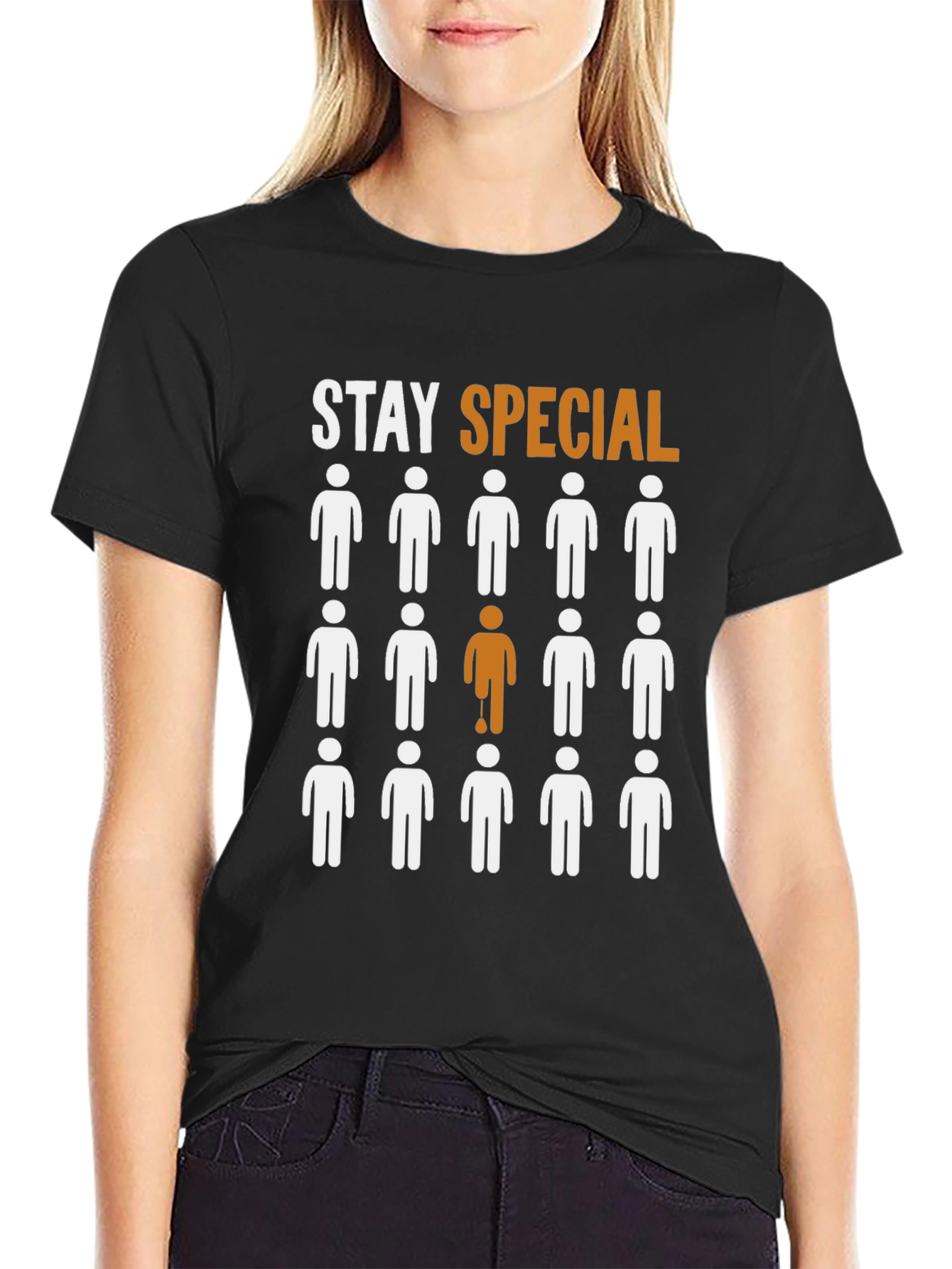 Black Stay Special Graphic T-Shirt view 2