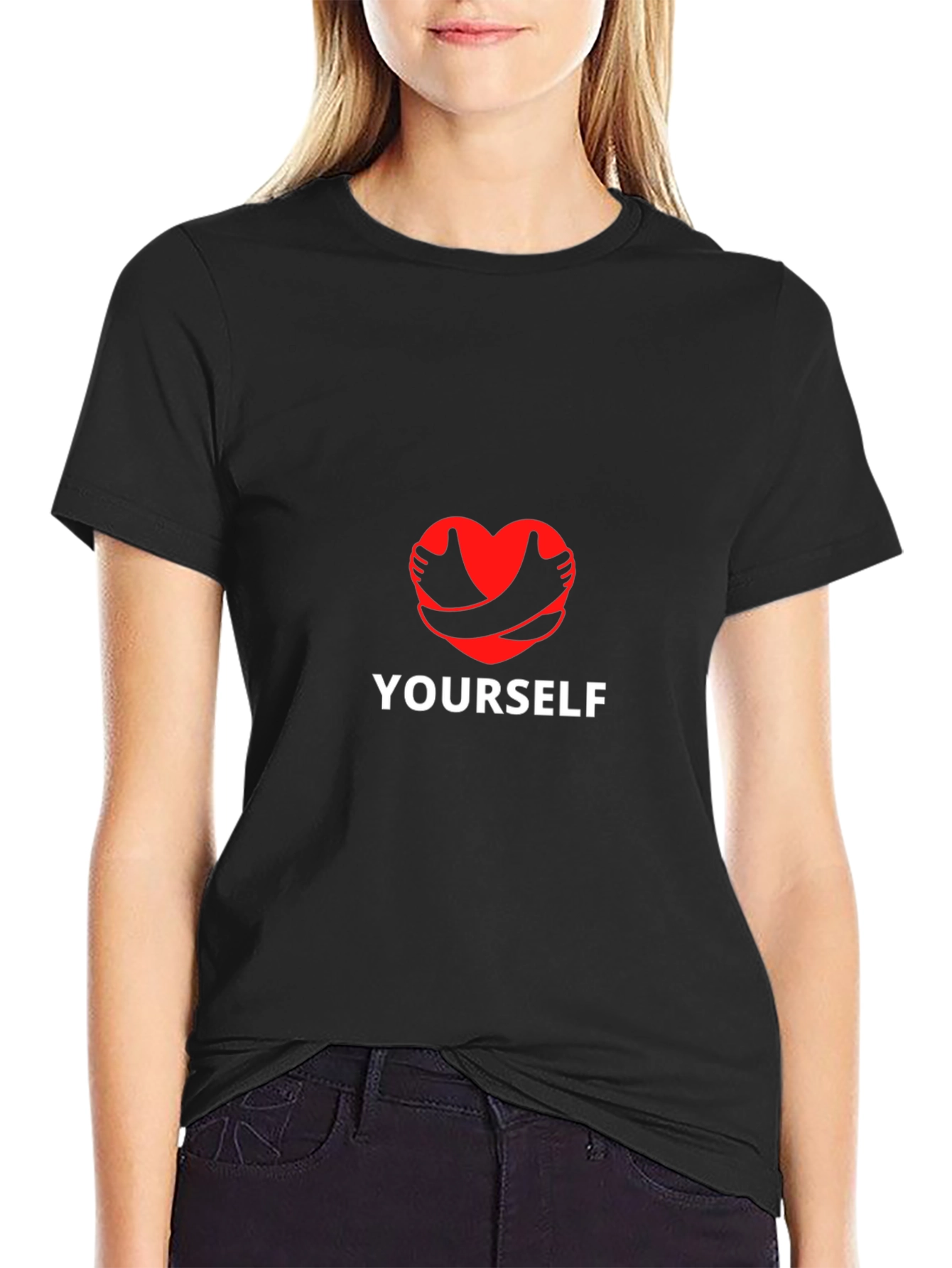 Love Yourself Graphic Tee - Black - 2