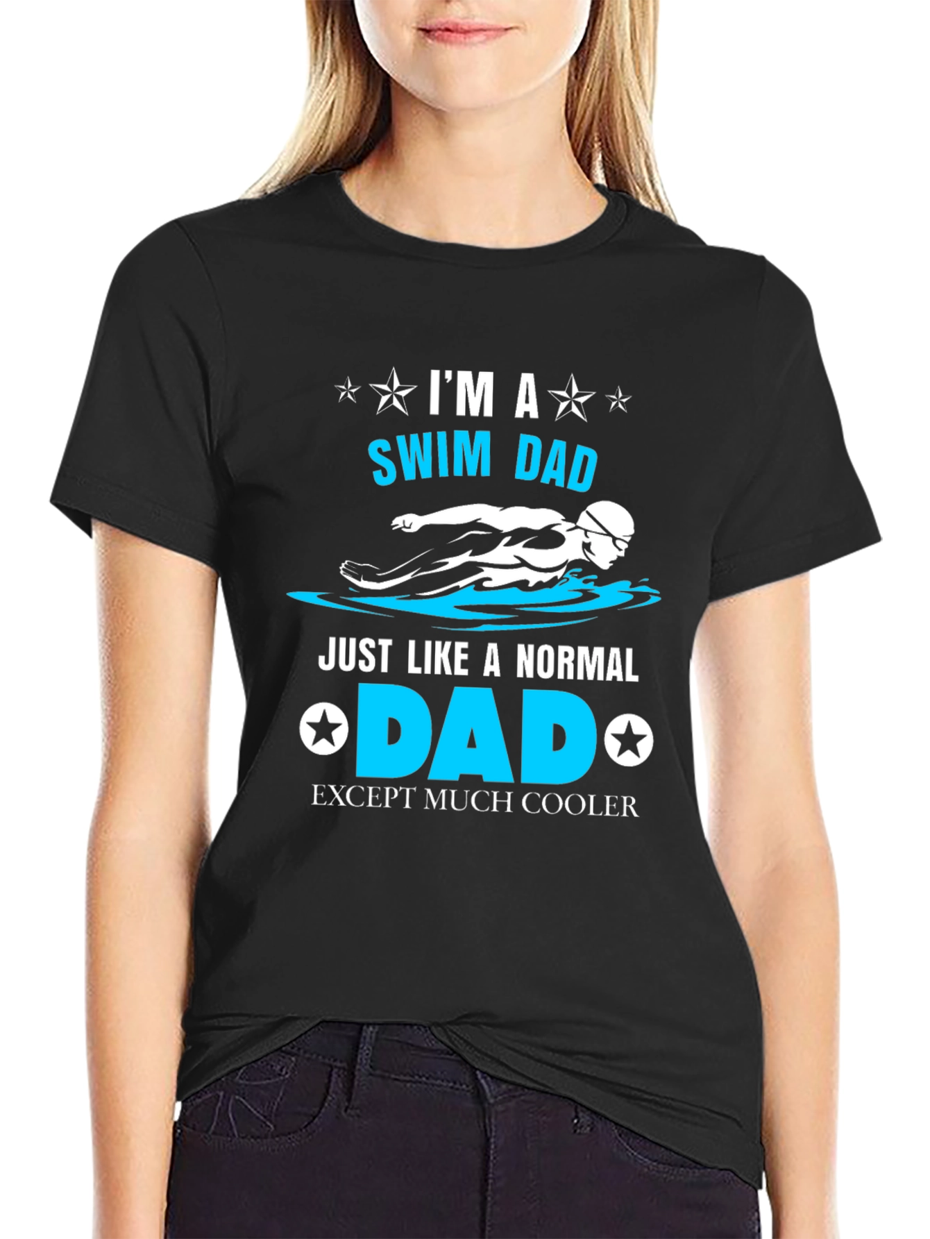 Swim Dad T-Shirt - Cool Father's Day Gift - 2