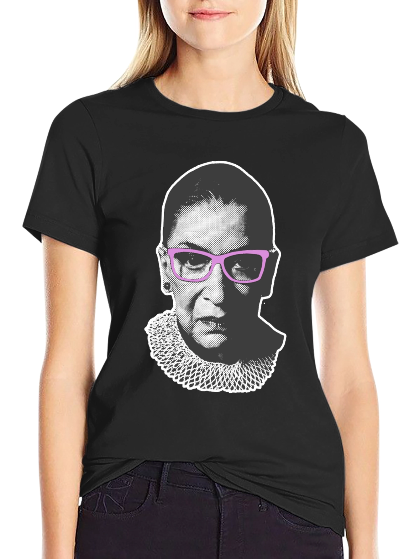 RBG Graphic Tee - Black Unisex T-Shirt - 2