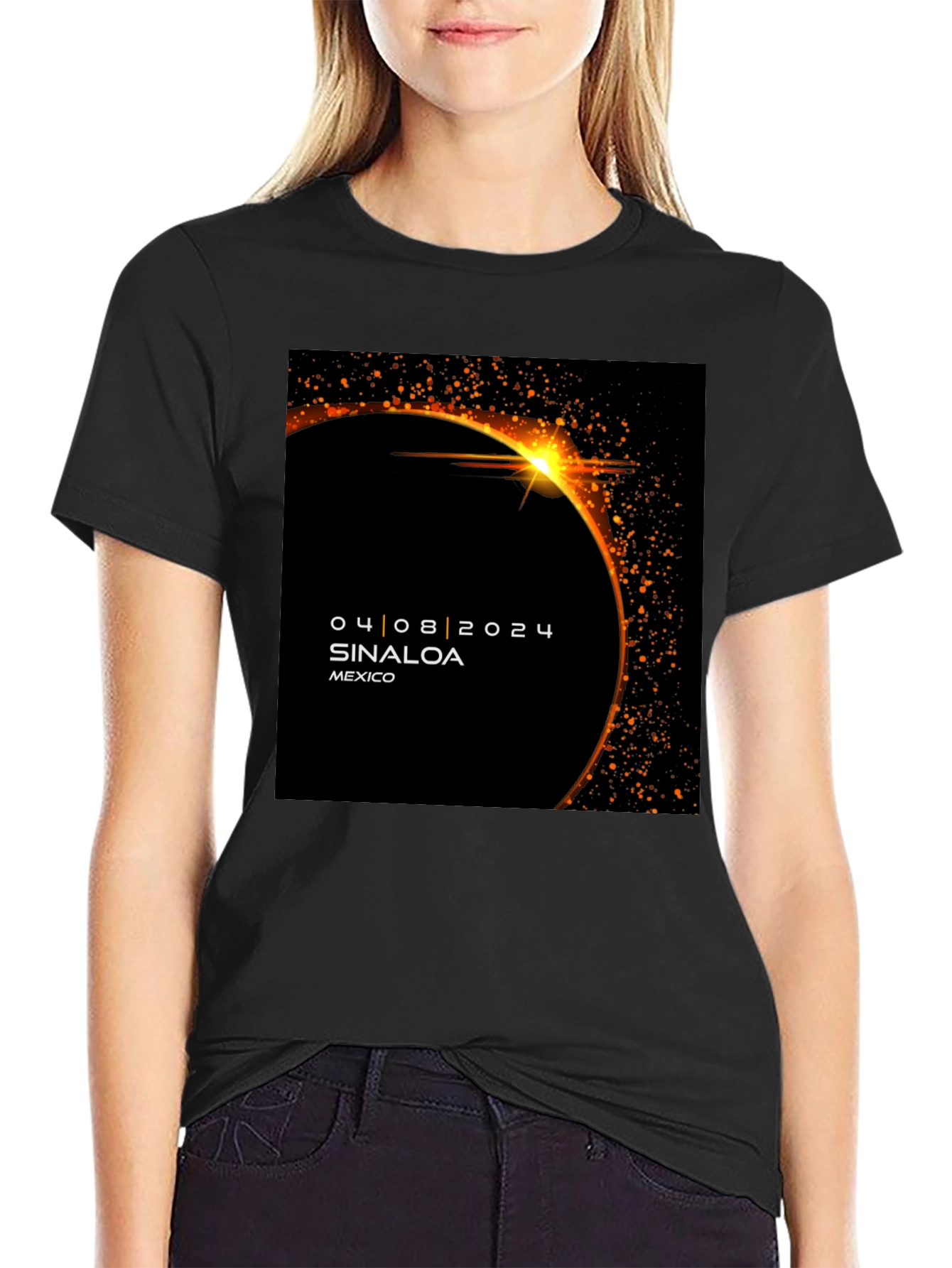 Sinaloa Mexico 2024 Eclipse T-Shirt - 2