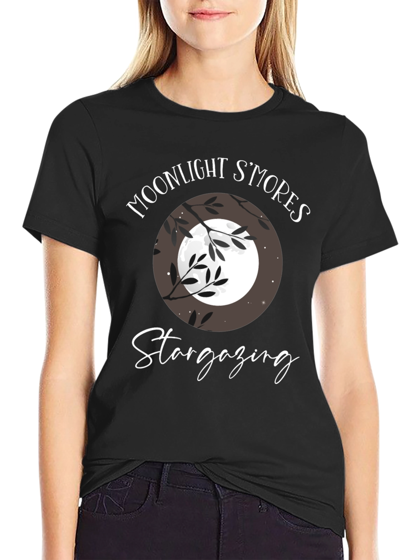 Moonlight S'mores Stargazing Graphic Tee - 2