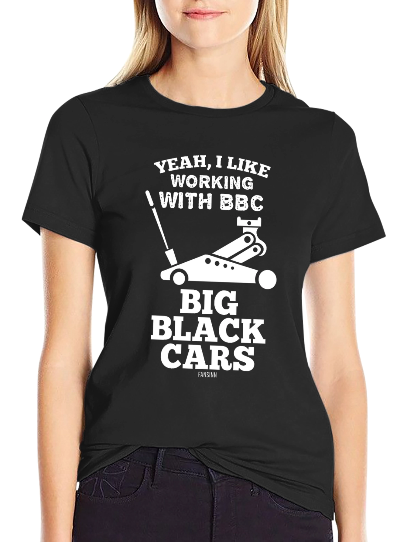 Black Yeah, I Like Working With BBC T-Shirt view 2