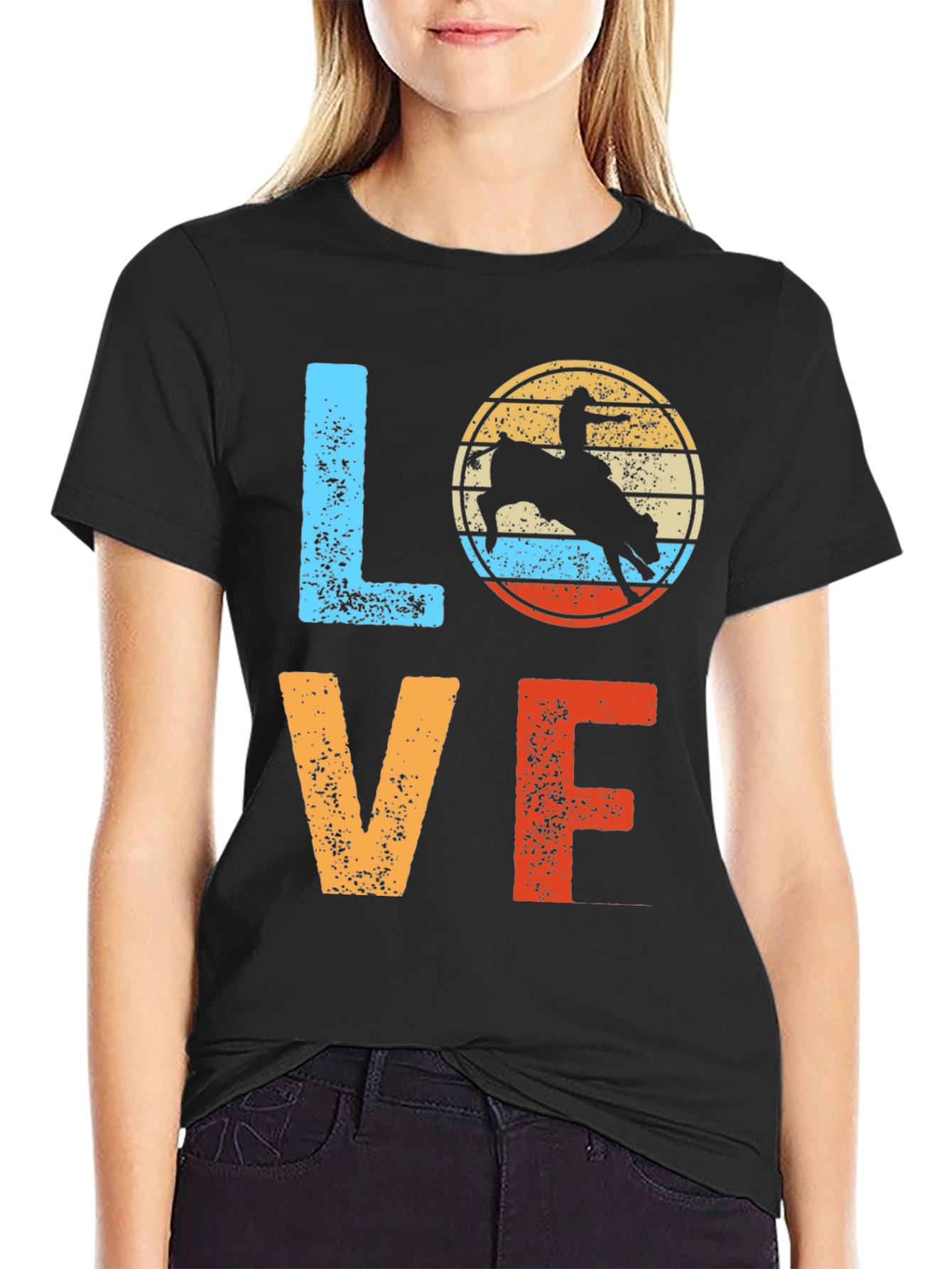 Black Love Rodeo T-Shirt view 2