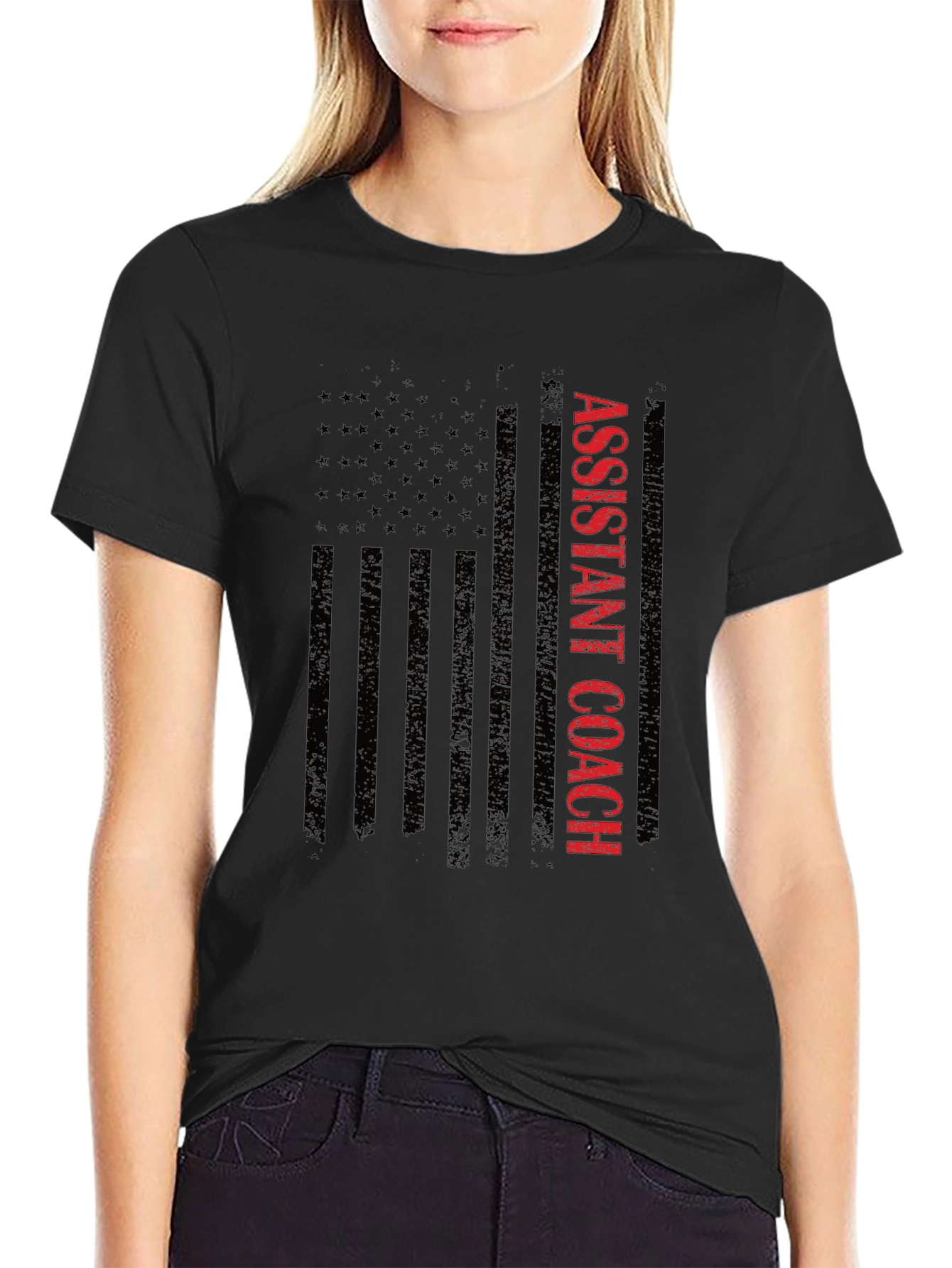 Assistant Coach USA Flag Graphic T-Shirt - 2