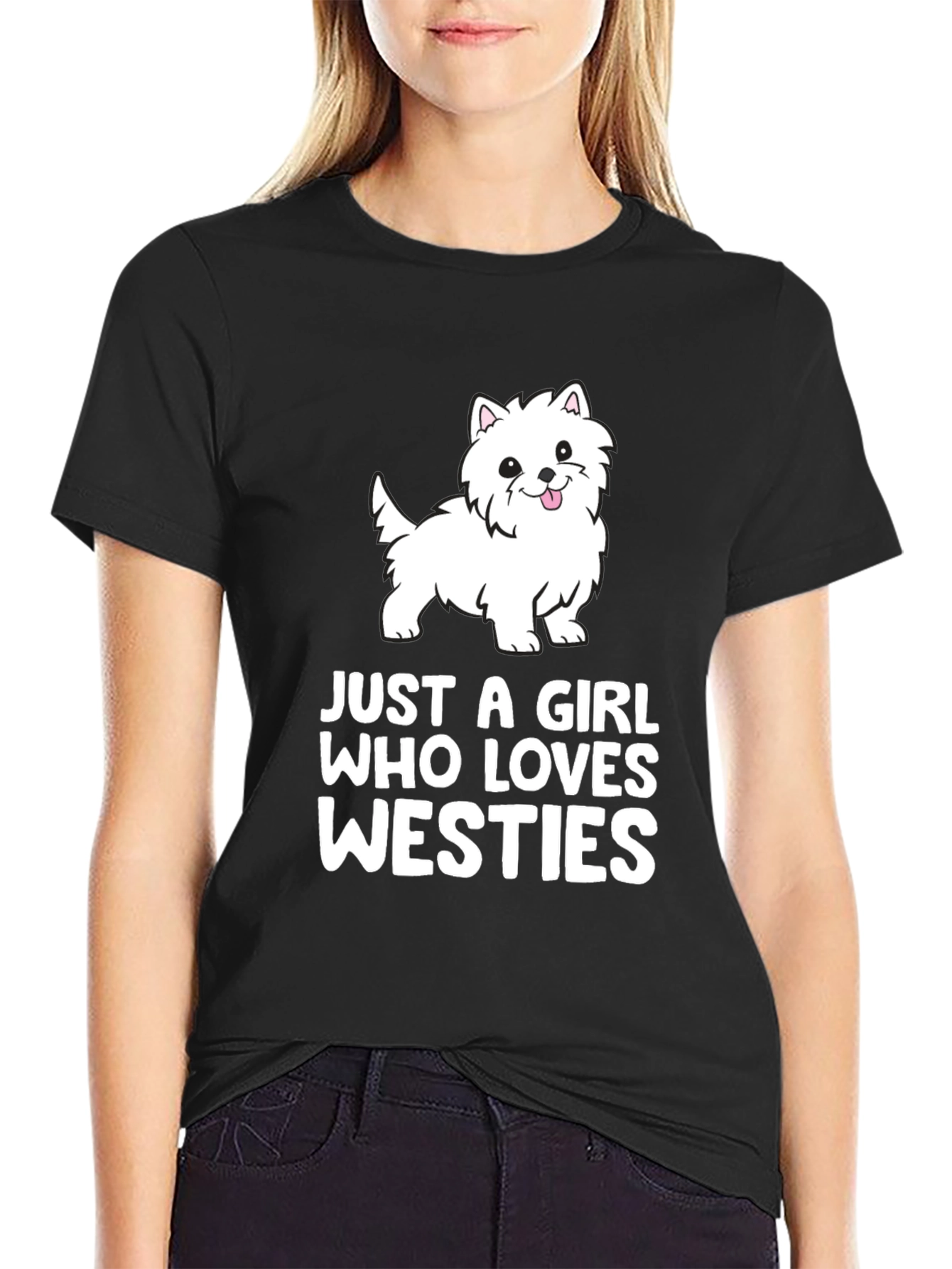 Westie Dog Lover Black T-Shirt - 2