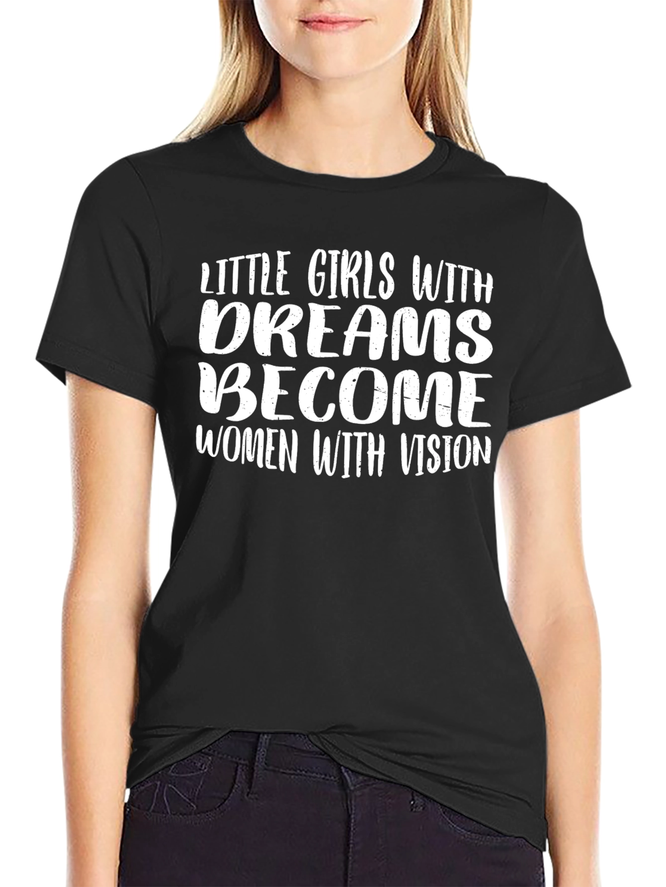 Black Dreams Become Vision T-Shirt view 2