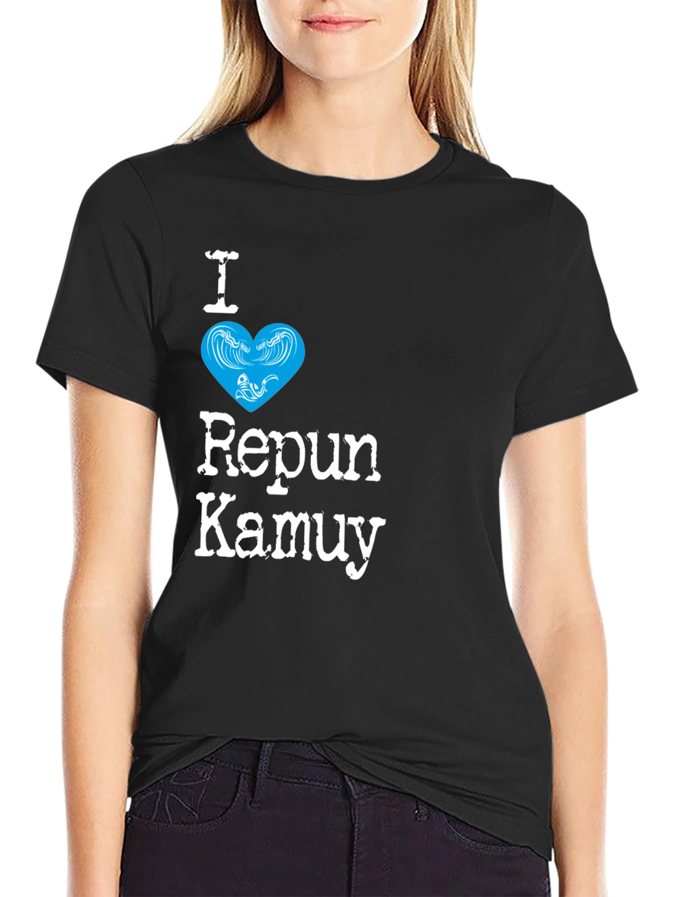 Black I Love Repun Kamuy Tee view 2