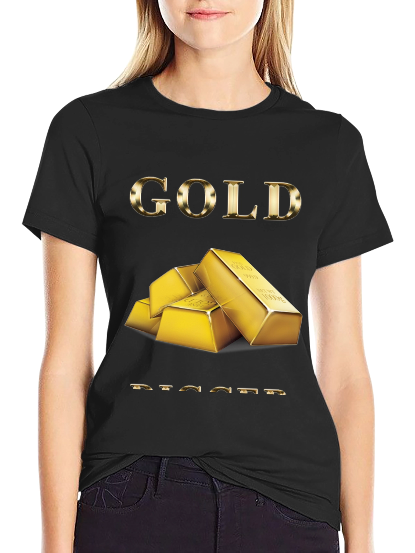 Black Gold Digger Graphic Tee view 2