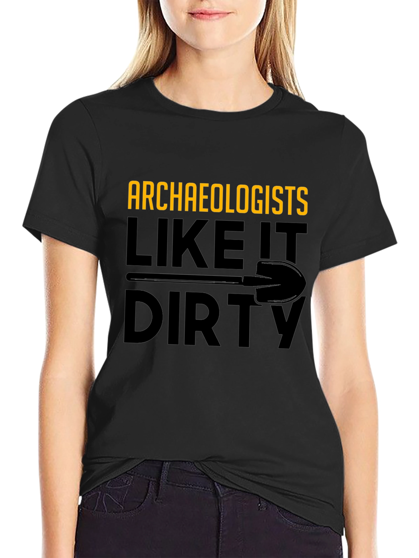 Black Archaeologists Like It Dirty T-Shirt view 2