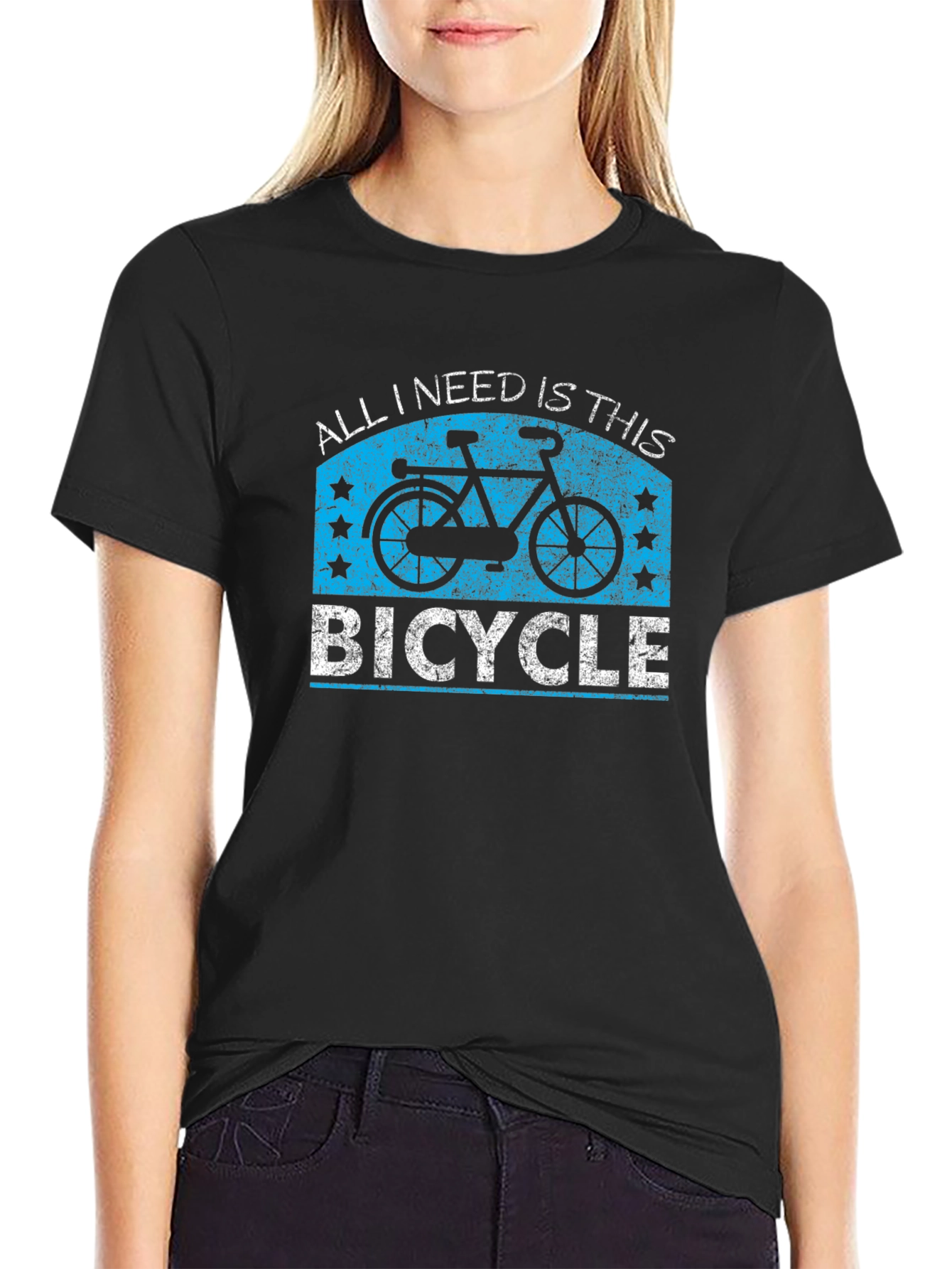 All I Need Is This Bicycle Graphic T-Shirt - 2