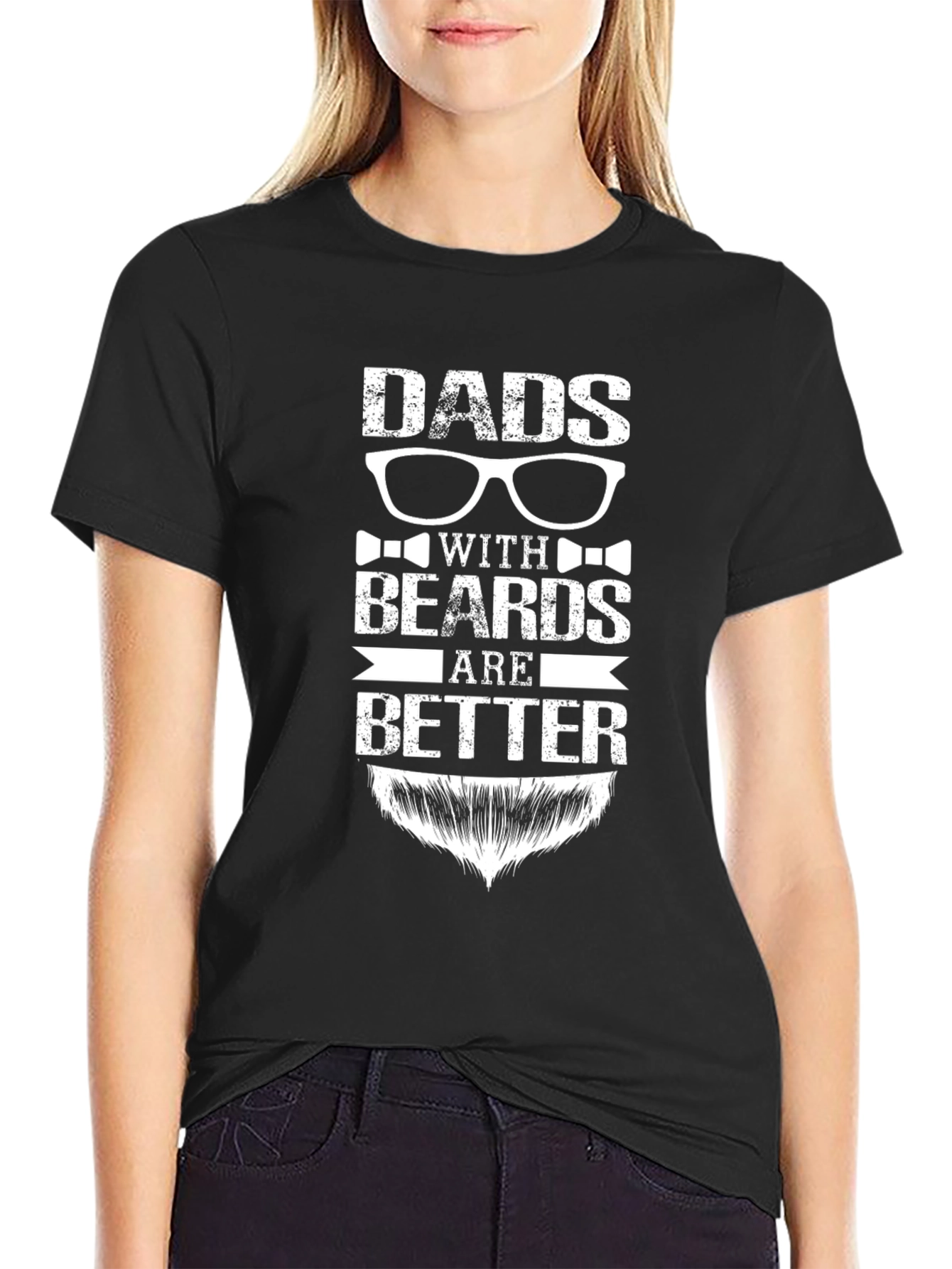 Black Dads With Beards T-Shirt view 2