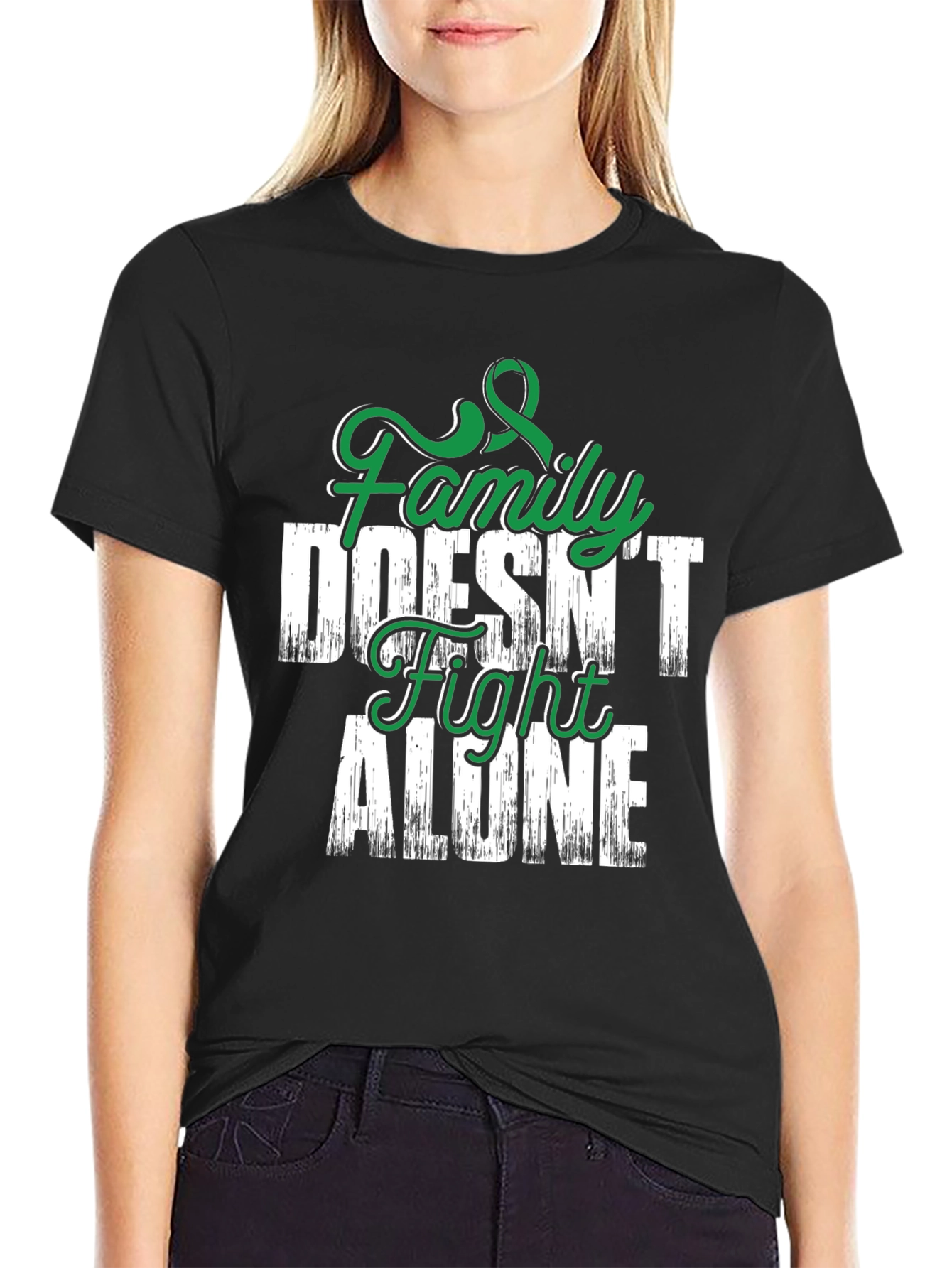 Family Doesn't Fight Alone Awareness T-Shirt - 2