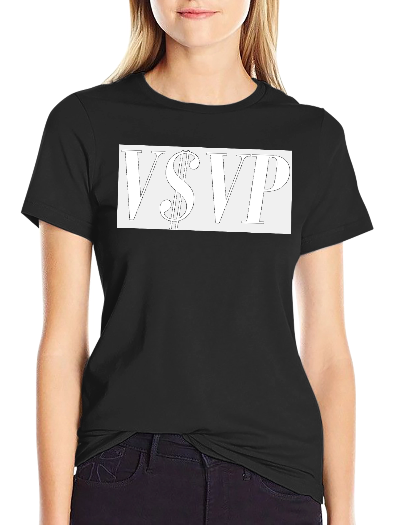 Black VSVP Graphic Tee - Black view 2