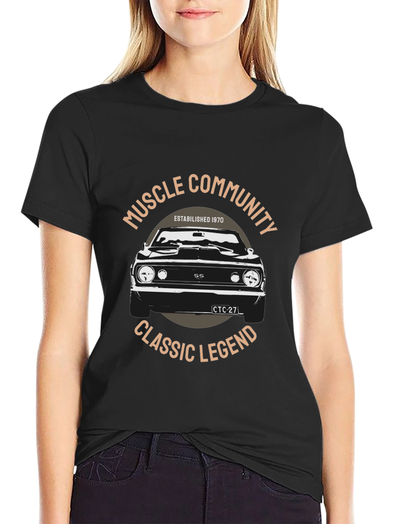 Black Muscle Community Classic Legend T-Shirt view 2