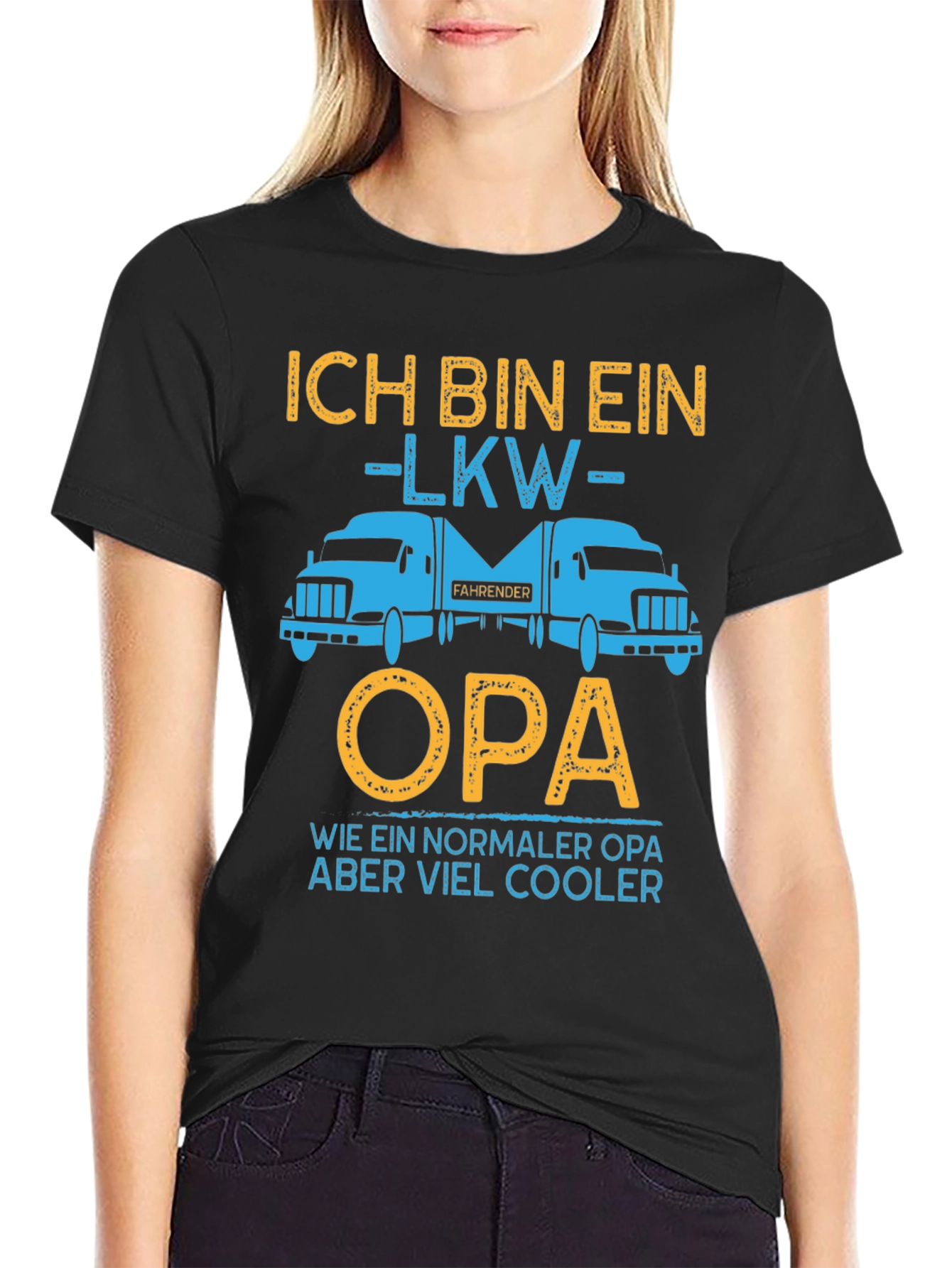 Trucker Opa T-Shirt - Cool Grandpa Gift - 2