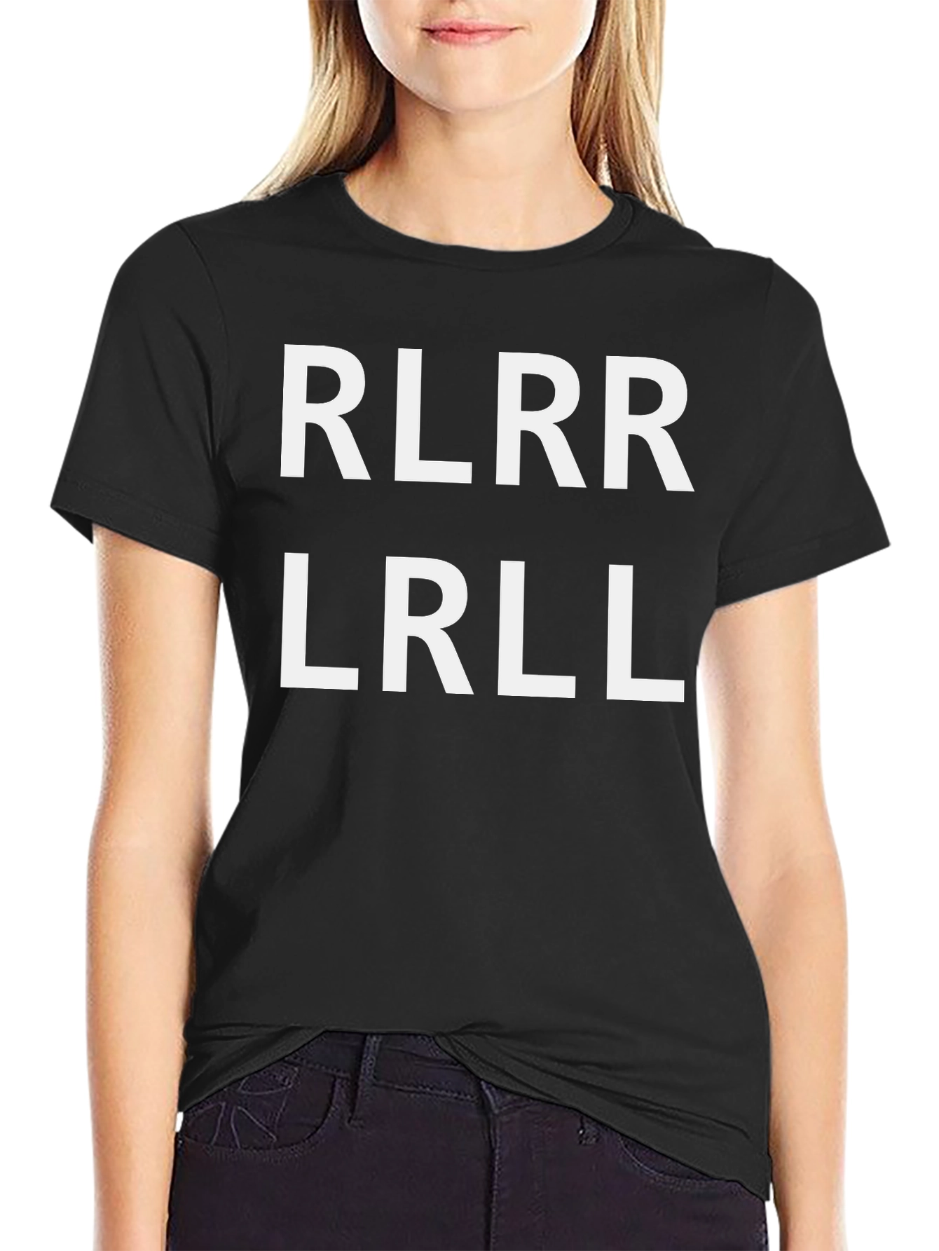 Black RLRR LRRLL T-Shirt - Band Practice view 2