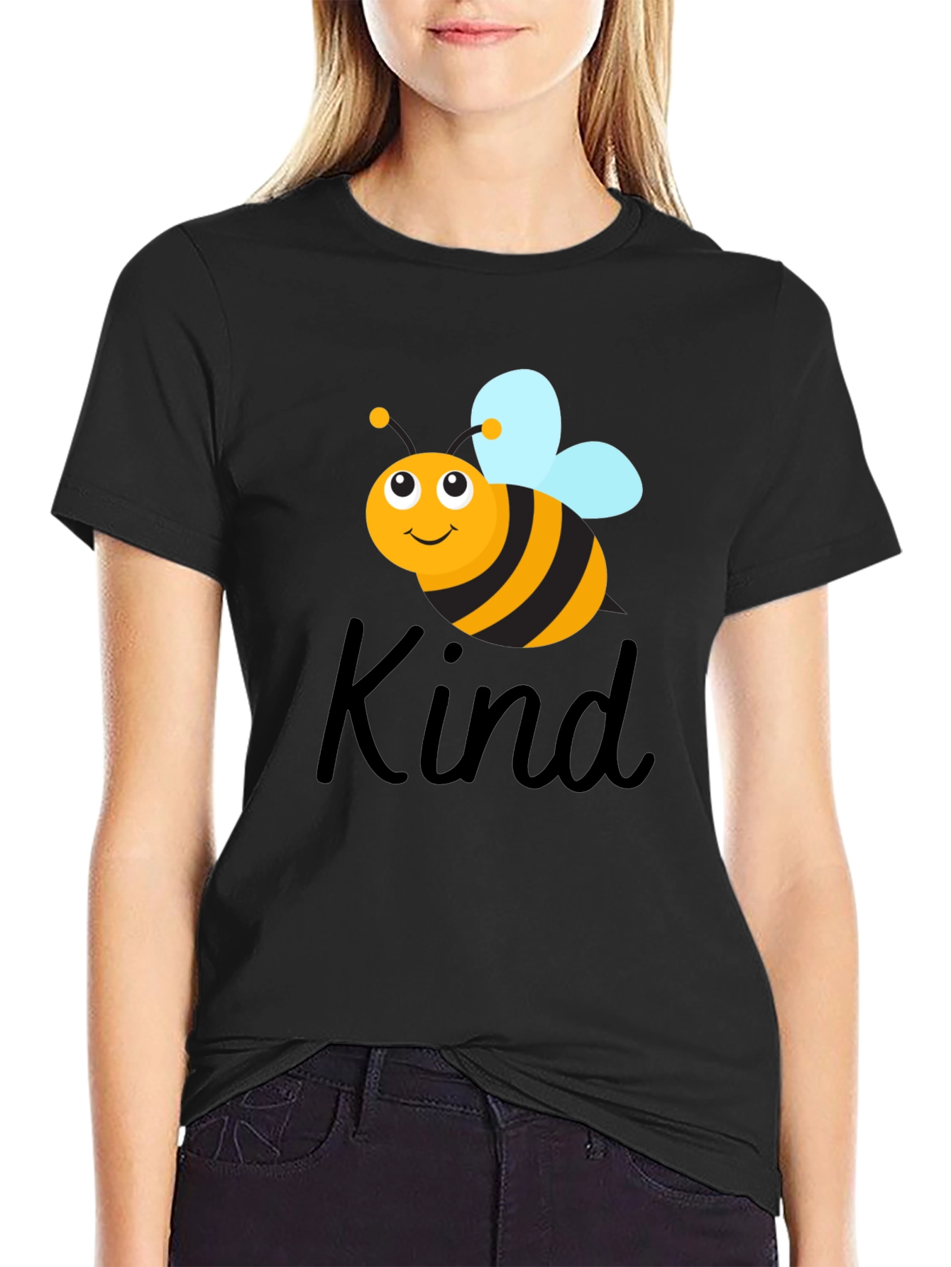 Black Be Kind Bee T-Shirt view 2