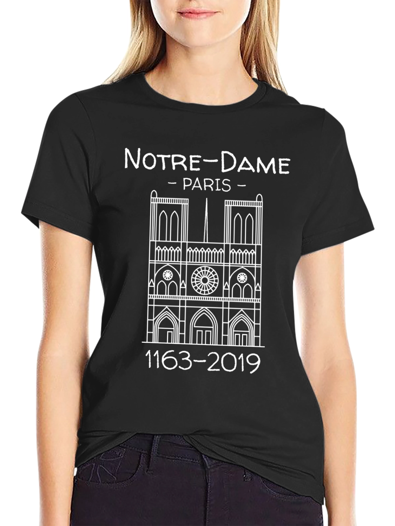 Notre Dame Paris Memorial T-Shirt - 2