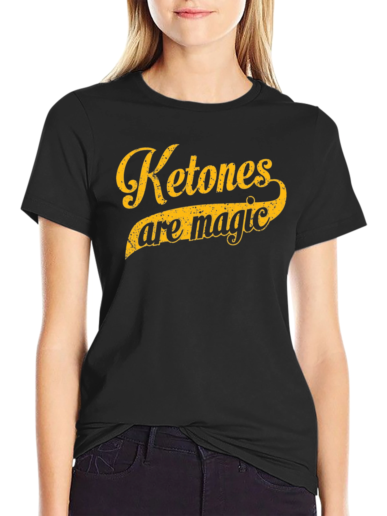 Black Ketones Are Magic T-Shirt - Keto Diet Tee view 2