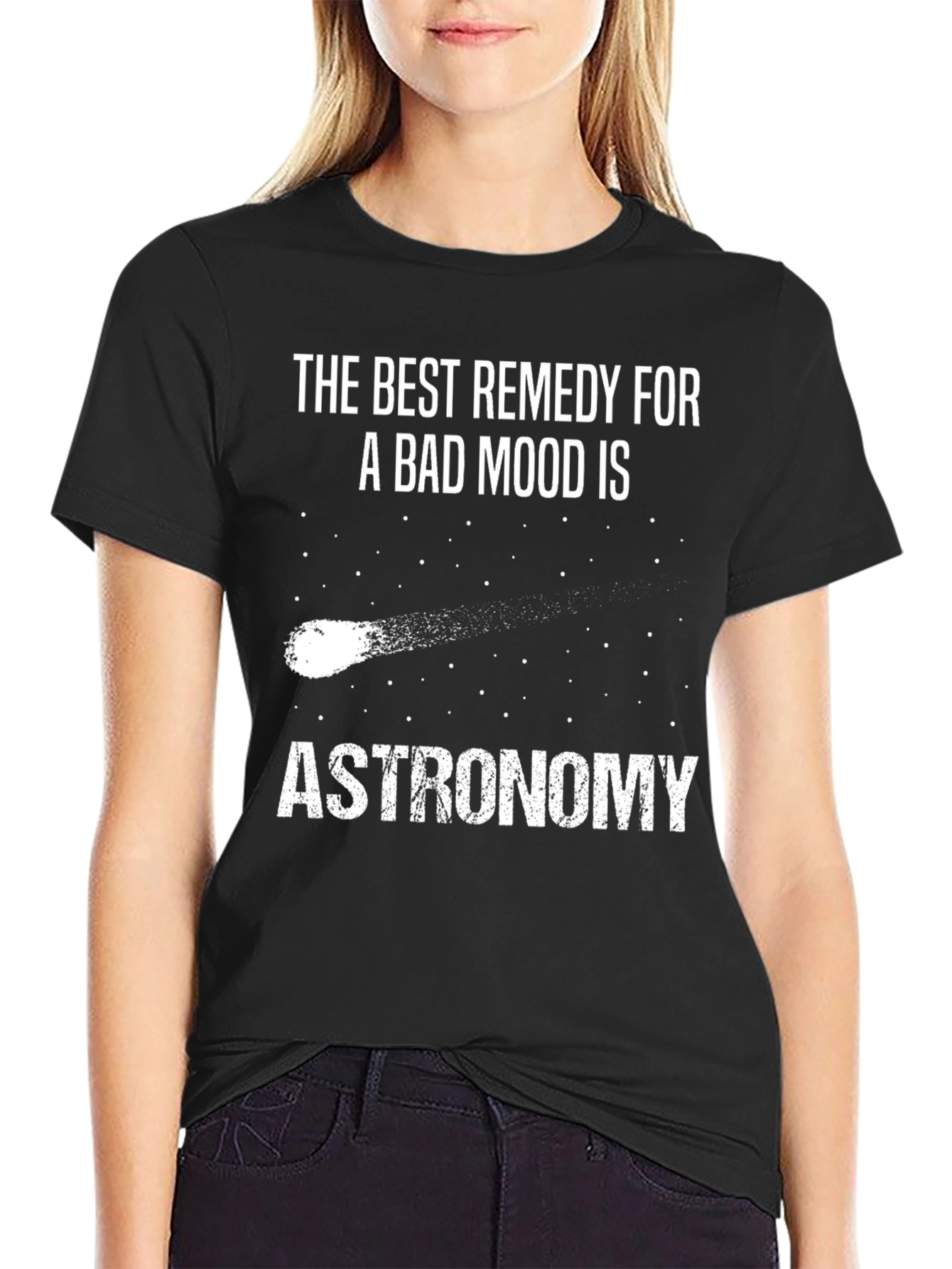 Black Astronomy Remedy T-Shirt - Comfort & Style view 2