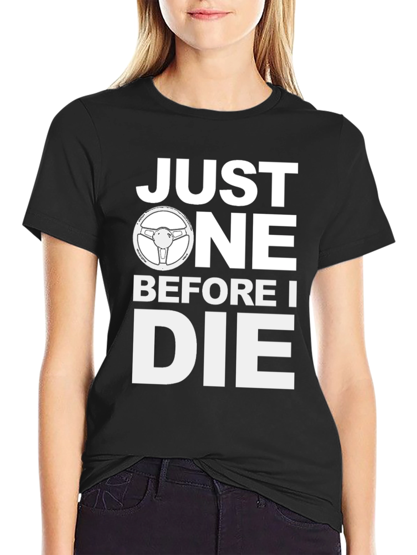 Black Just One Before I Die - Graphic Tee view 2