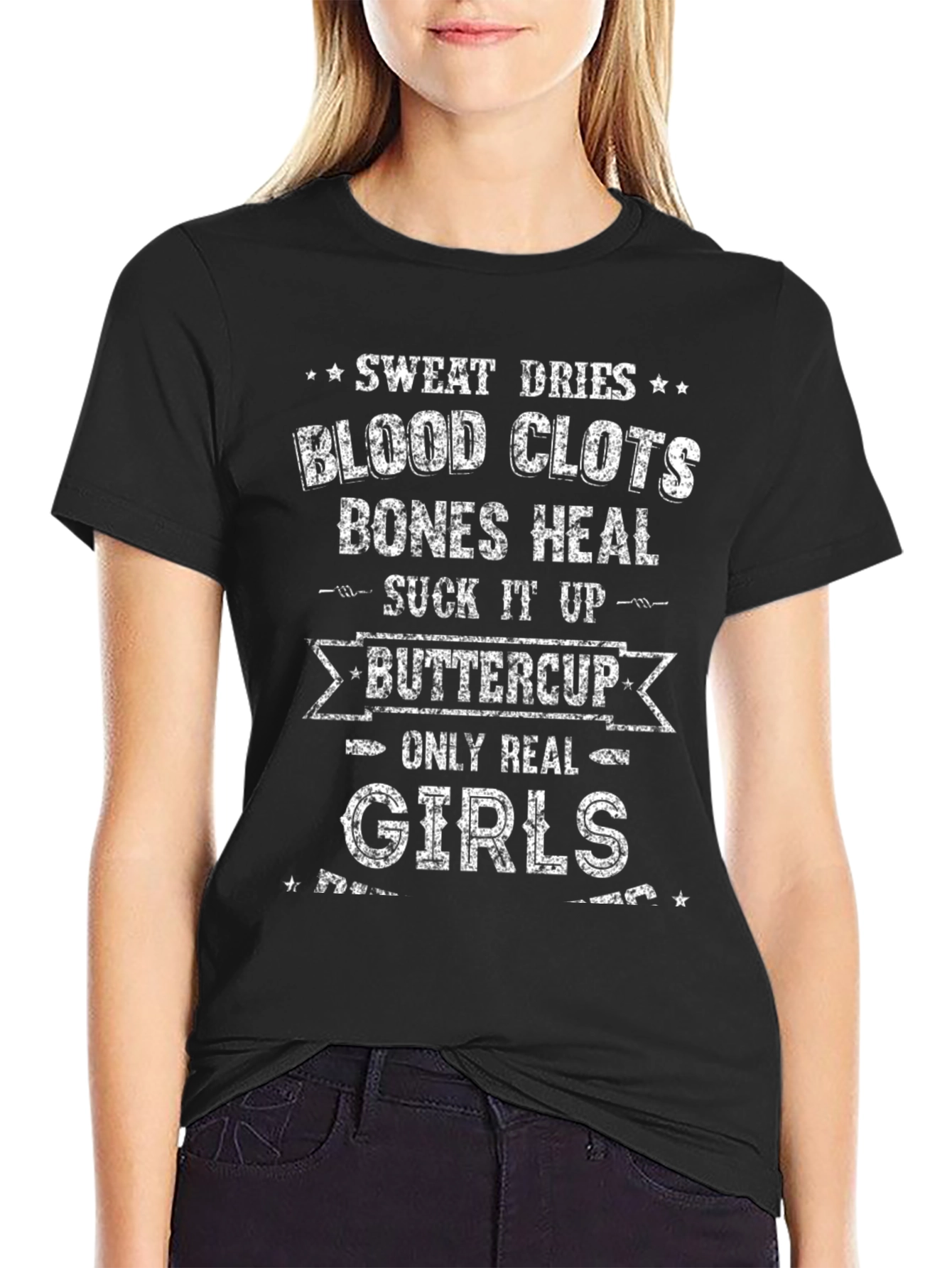 Sweat Dries Blood Clots Graphic Tee - 2