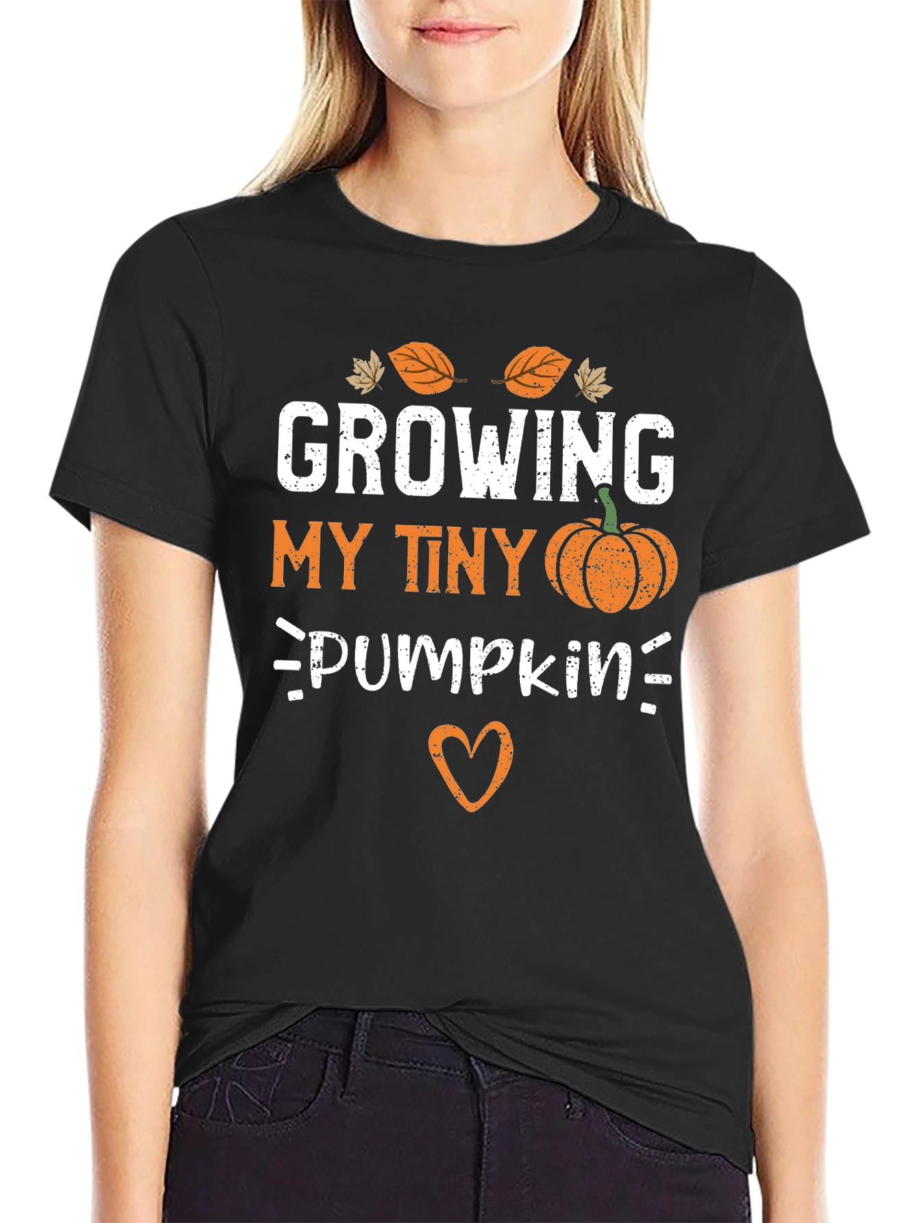 Growing My Tiny Pumpkin T-Shirt - Fall Pregnancy - 2