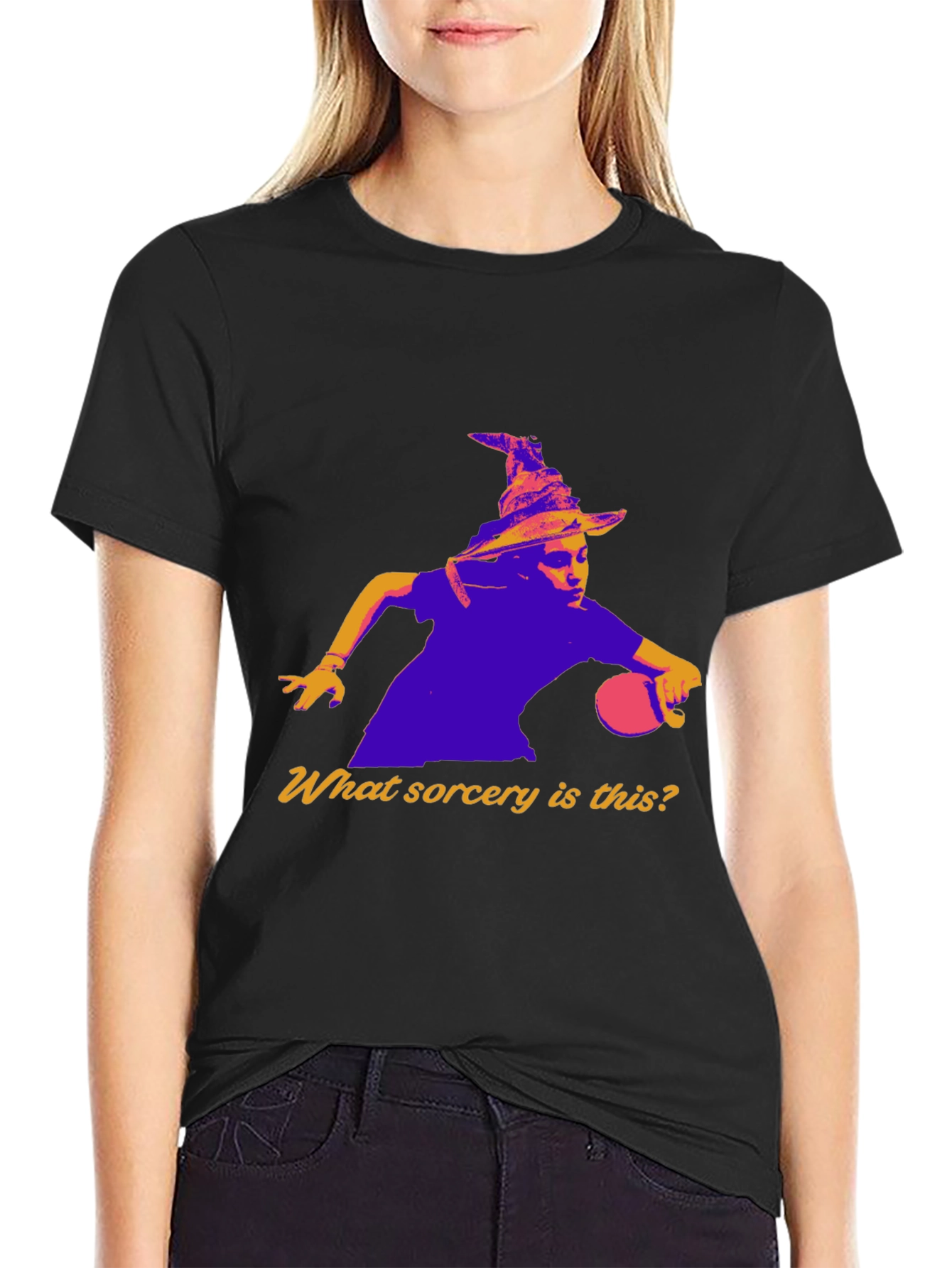 Black Wizardry T-Shirt: What Sorcery Is This? view 2