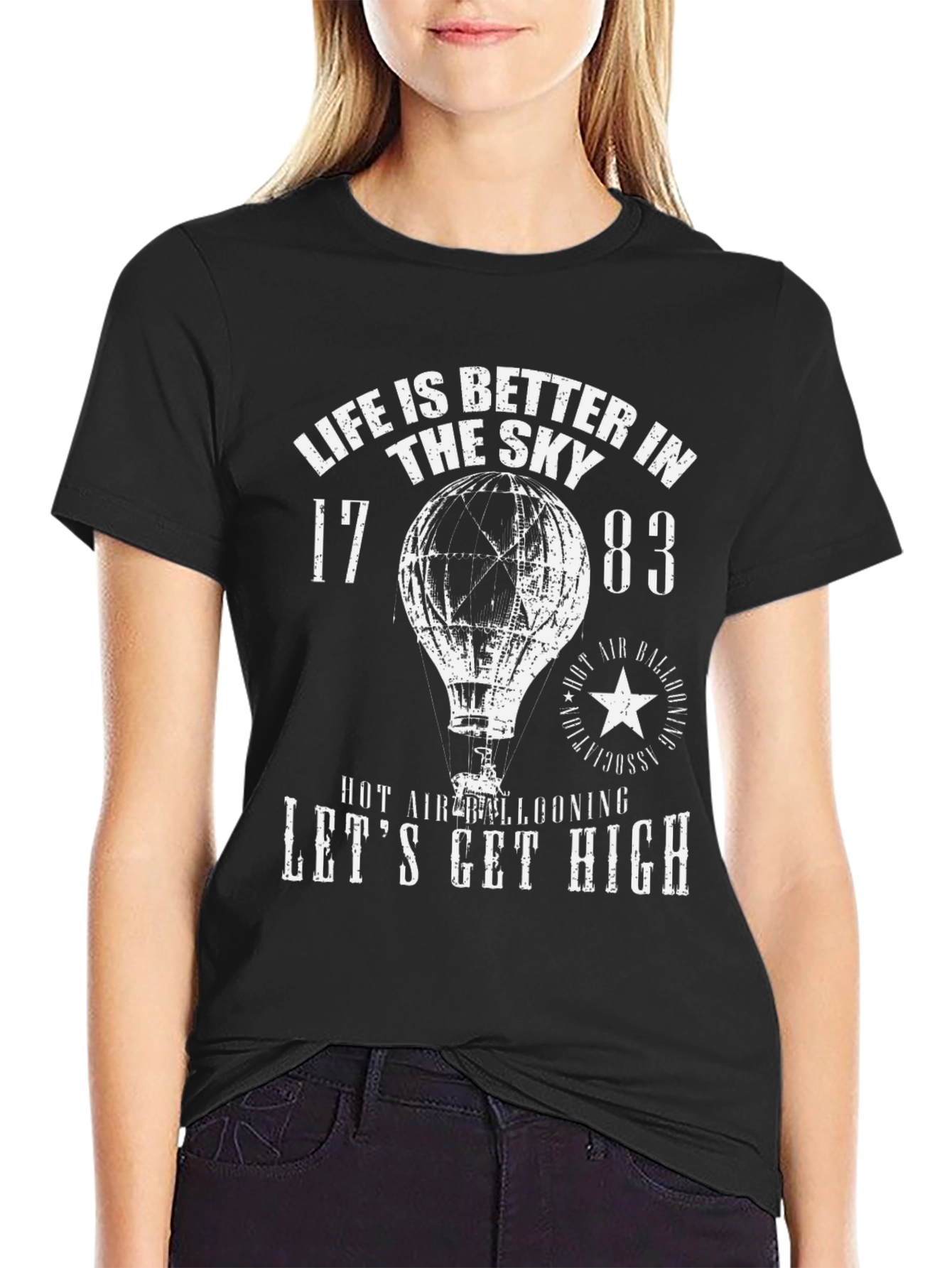 Black Life is Better in the Sky Tee view 2